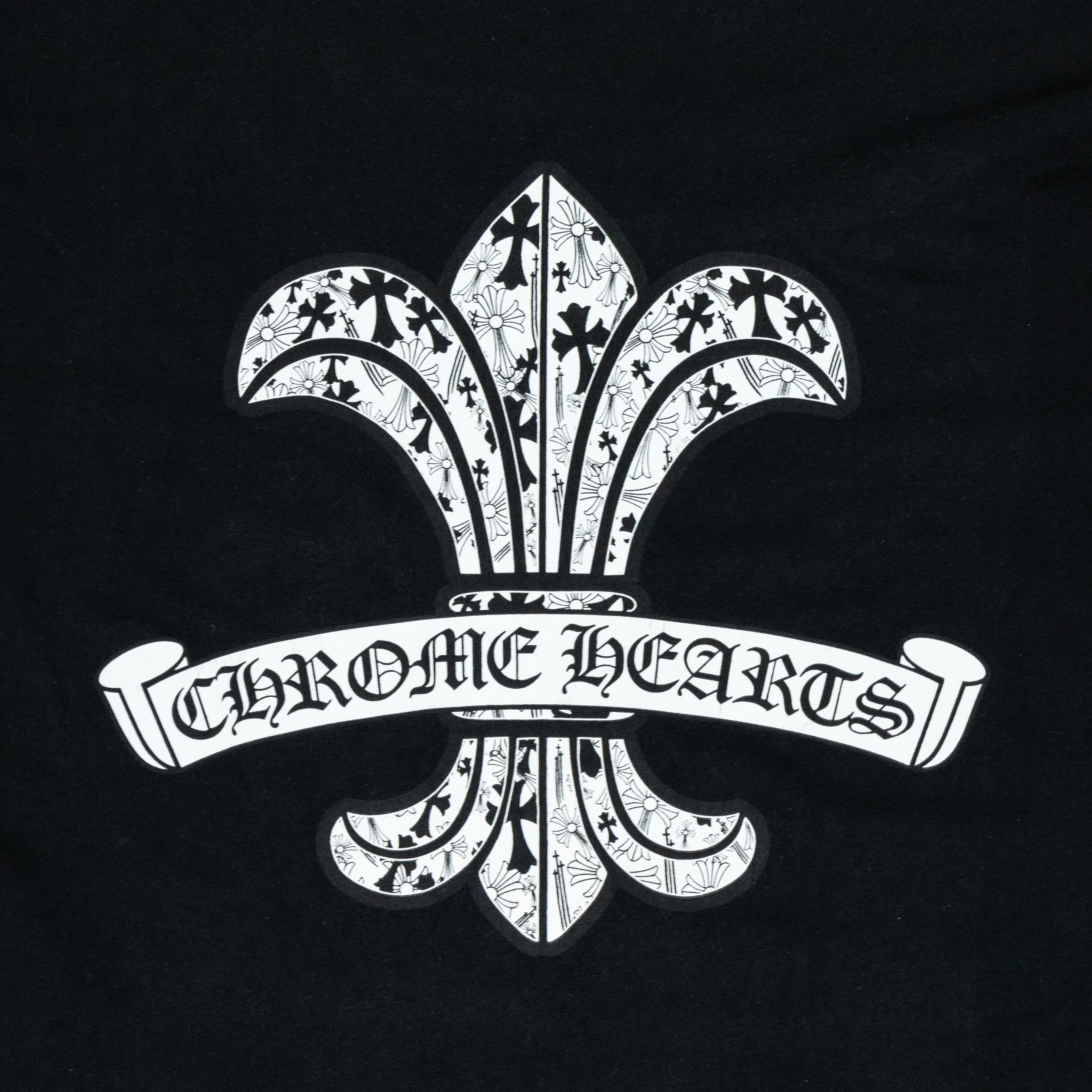 Chrome Hearts Crest Logo Long Sleeve T-shirt