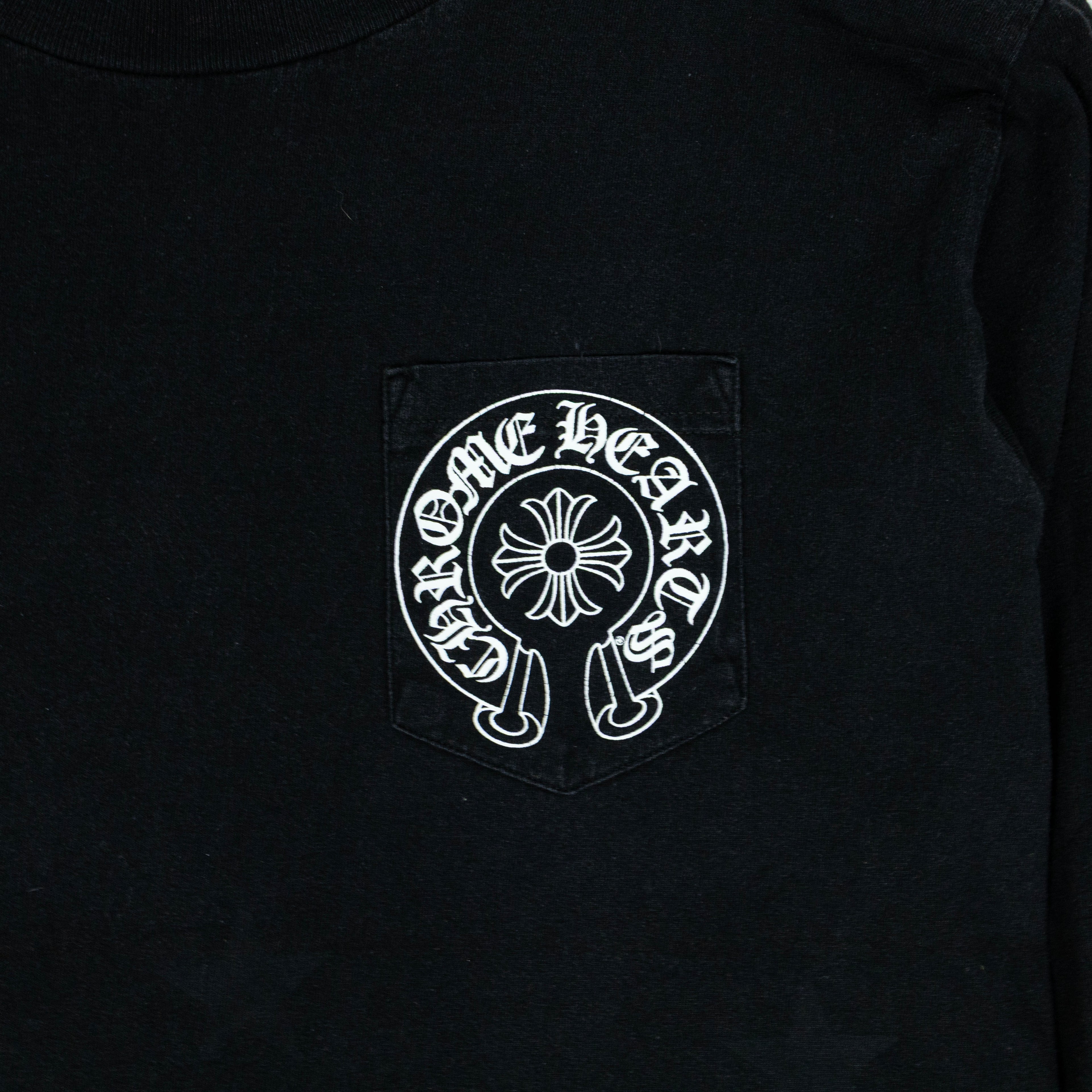 Chrome Hearts Vintage Elbow Cross Long Sleeve T-Shirt