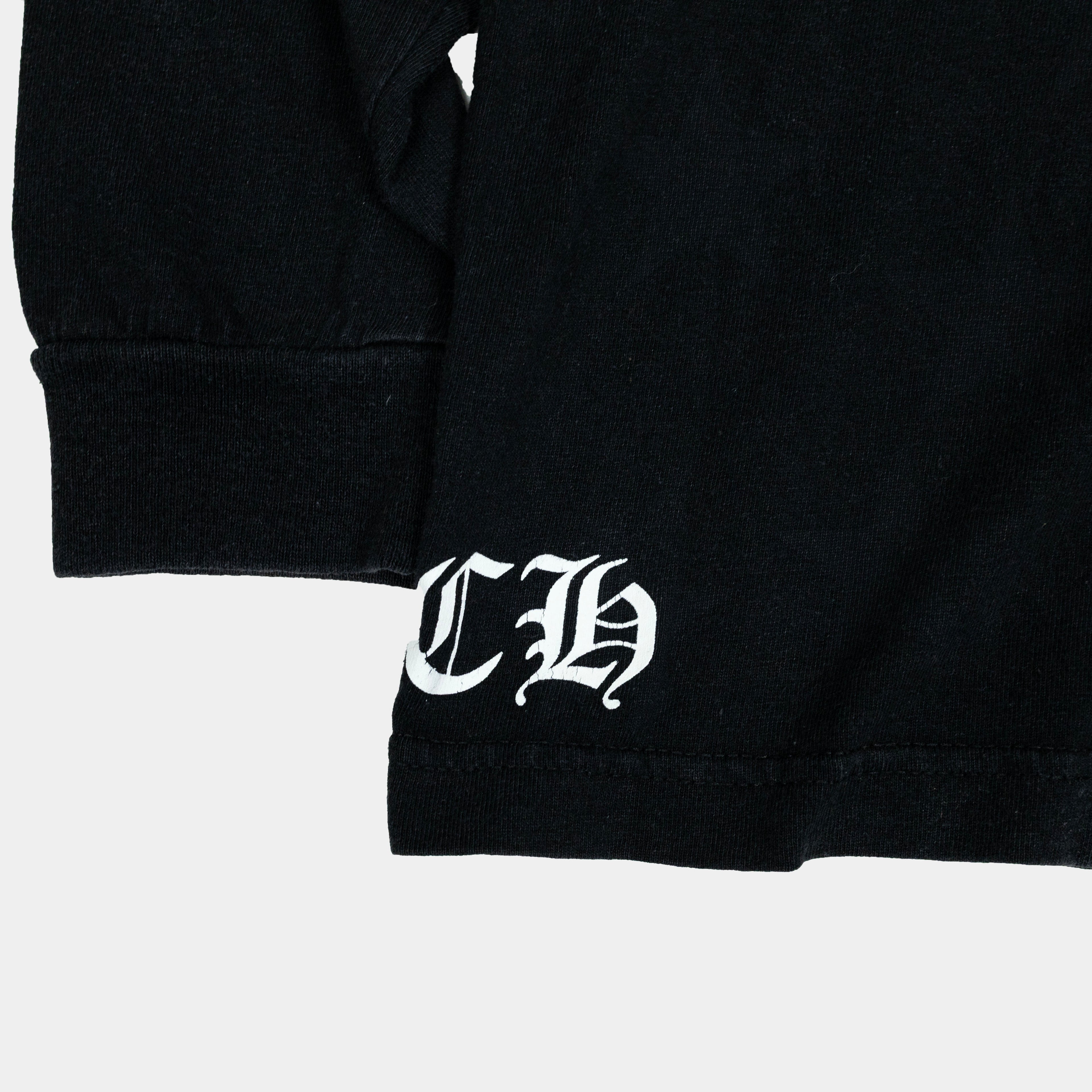 Chrome Hearts Vintage Elbow Cross Long Sleeve T-Shirt