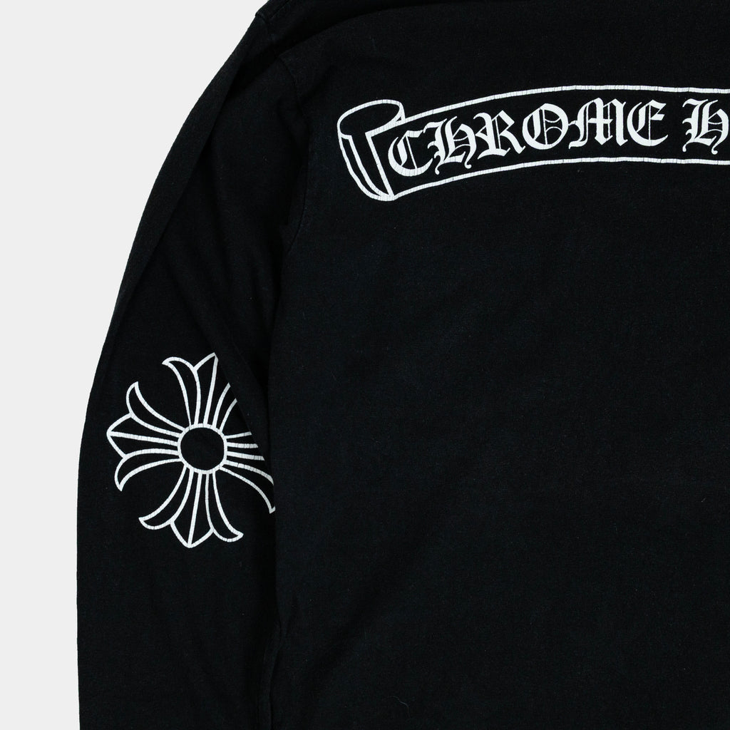 Chrome Hearts Vintage Elbow Cross Long Sleeve T-Shirt