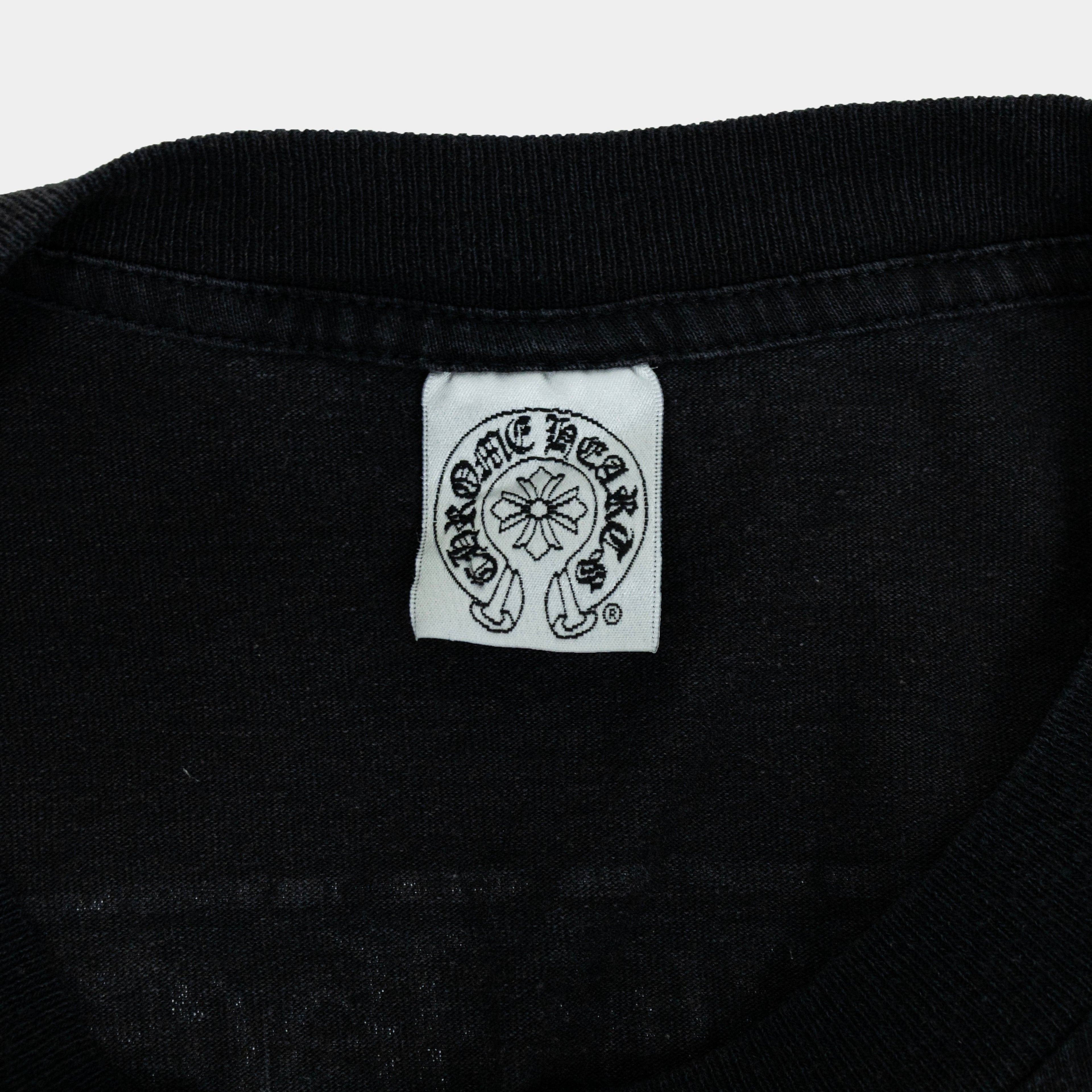 Chrome Hearts Vintage Elbow Cross Long Sleeve T-Shirt