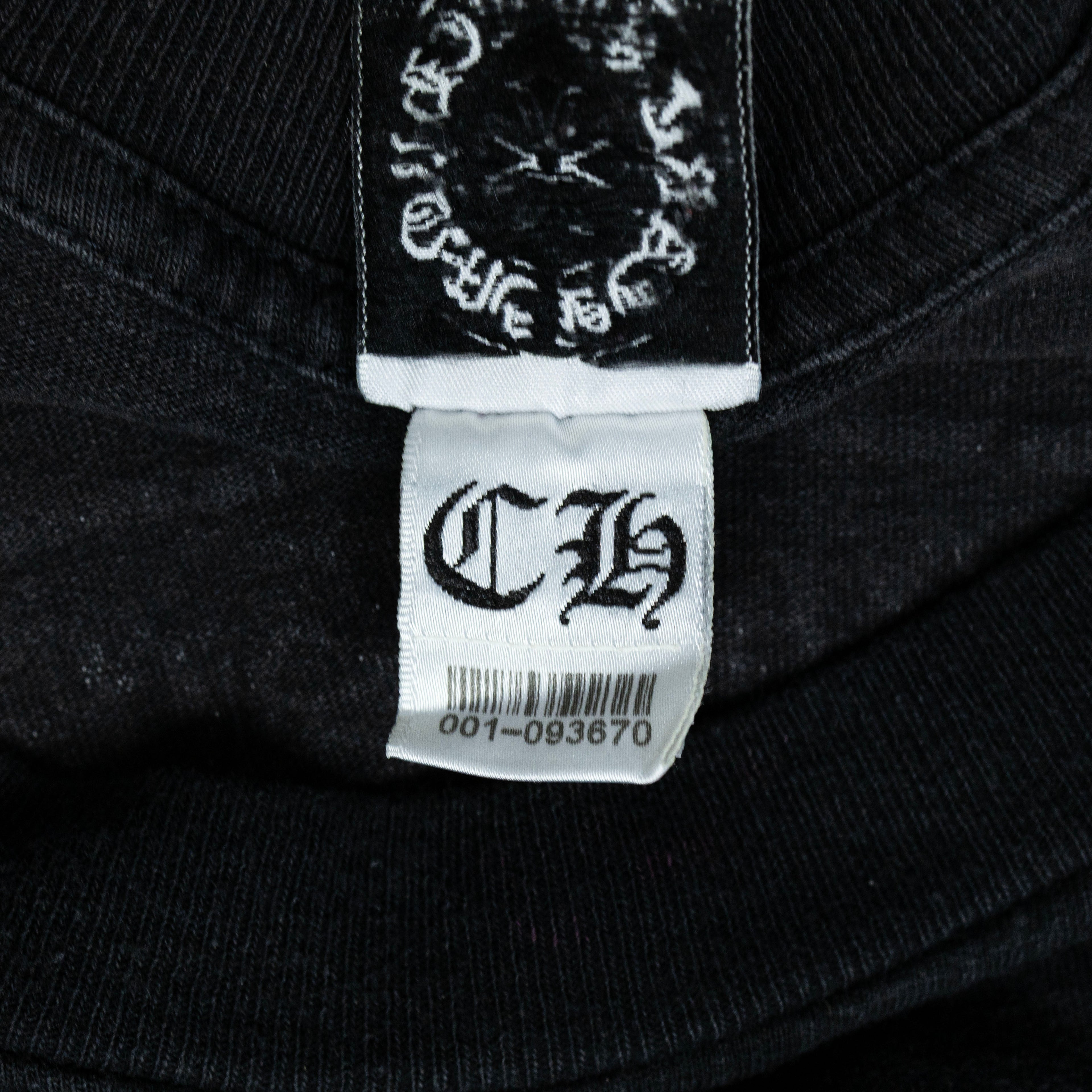 Chrome Hearts Vintage Elbow Cross Long Sleeve T-Shirt