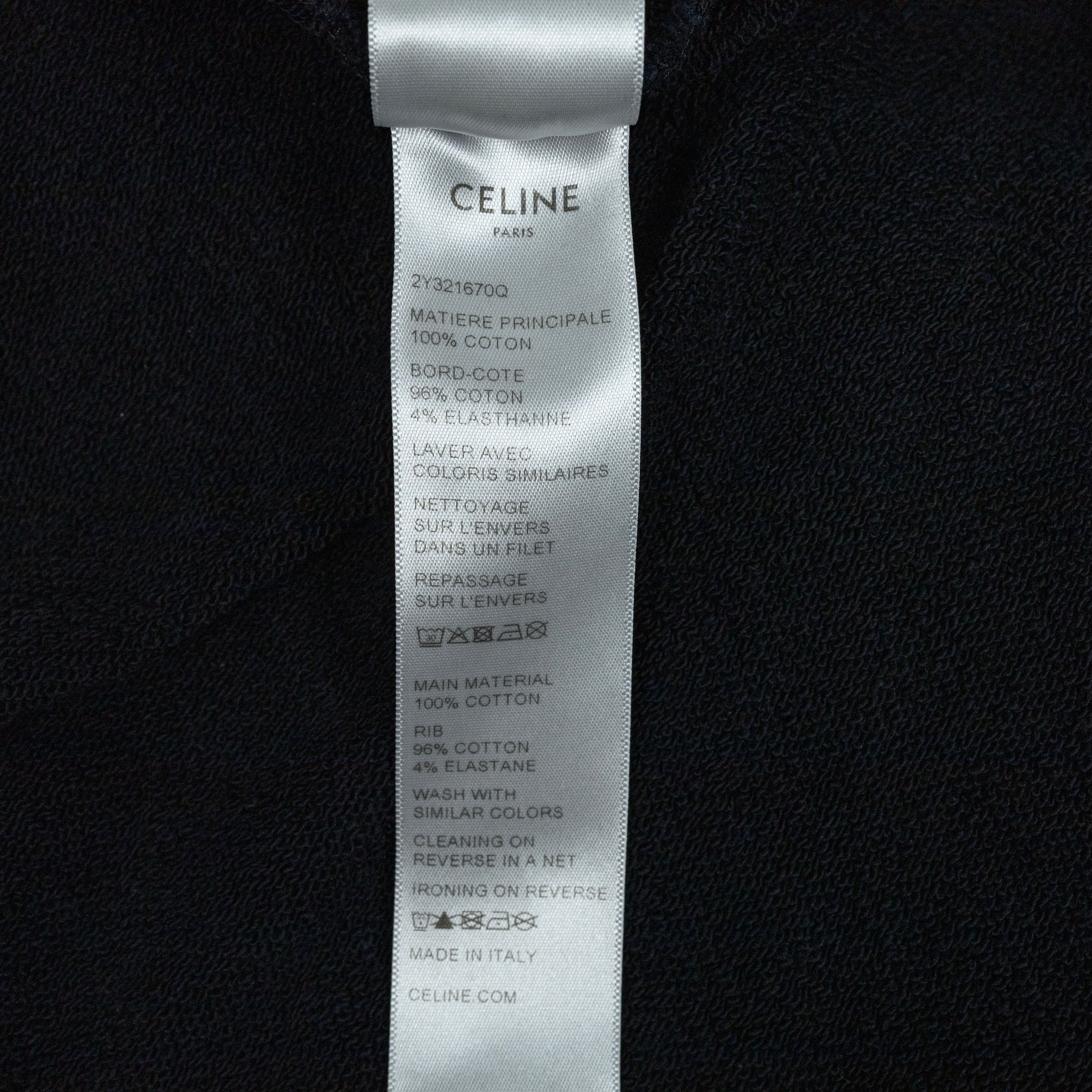 Celine Loose Fit Logo Hoodie