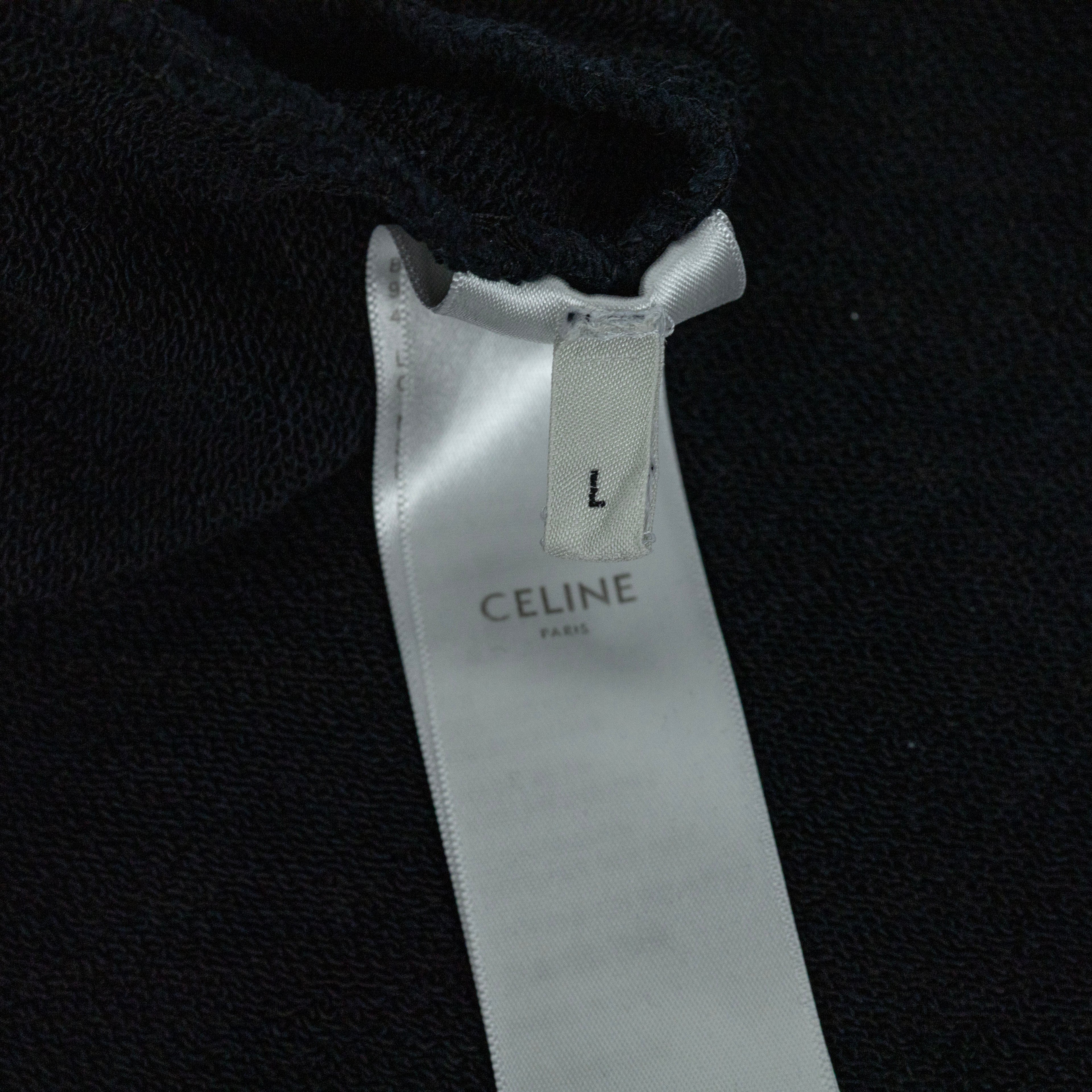 Celine Loose Fit Logo Hoodie