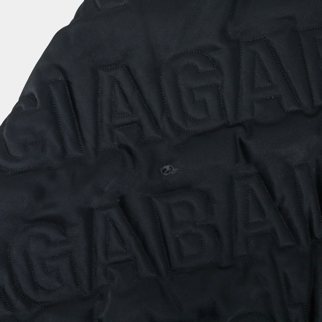 Balenciaga Logo Quilted Bomber Jacket