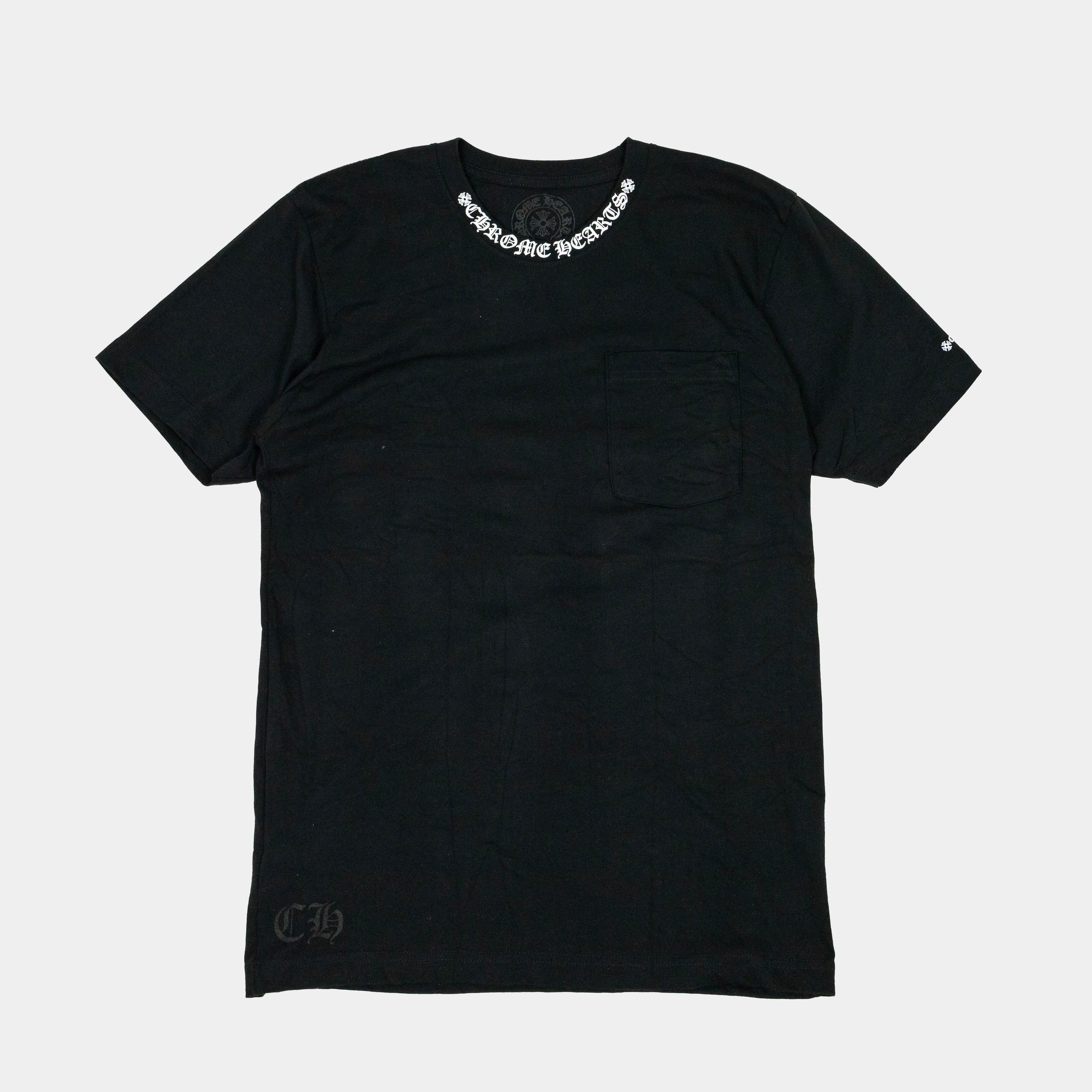 Chrome Hearts Short Sleeve Pocket Crew T-Shirt