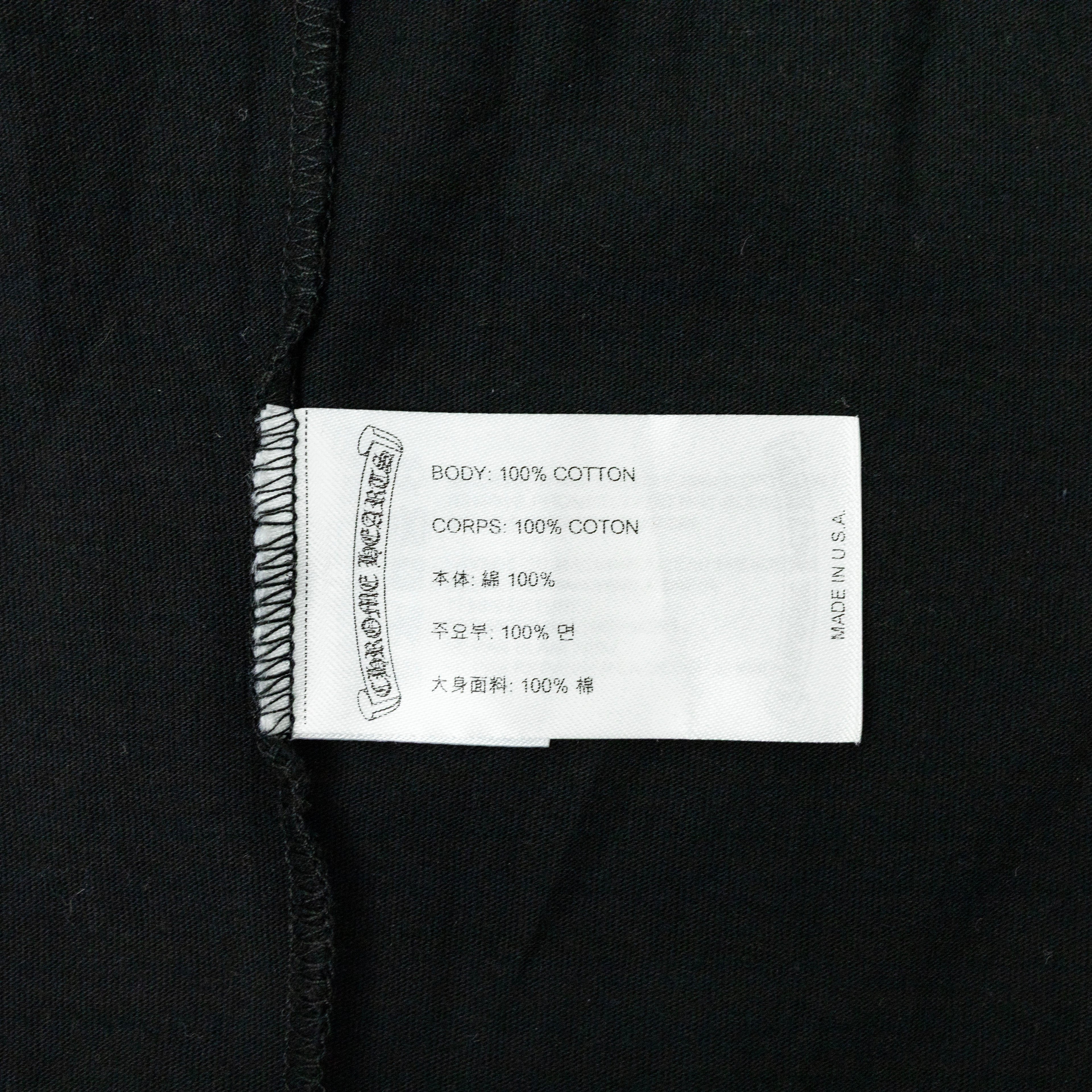 Chrome Hearts Short Sleeve Pocket Crew T-Shirt