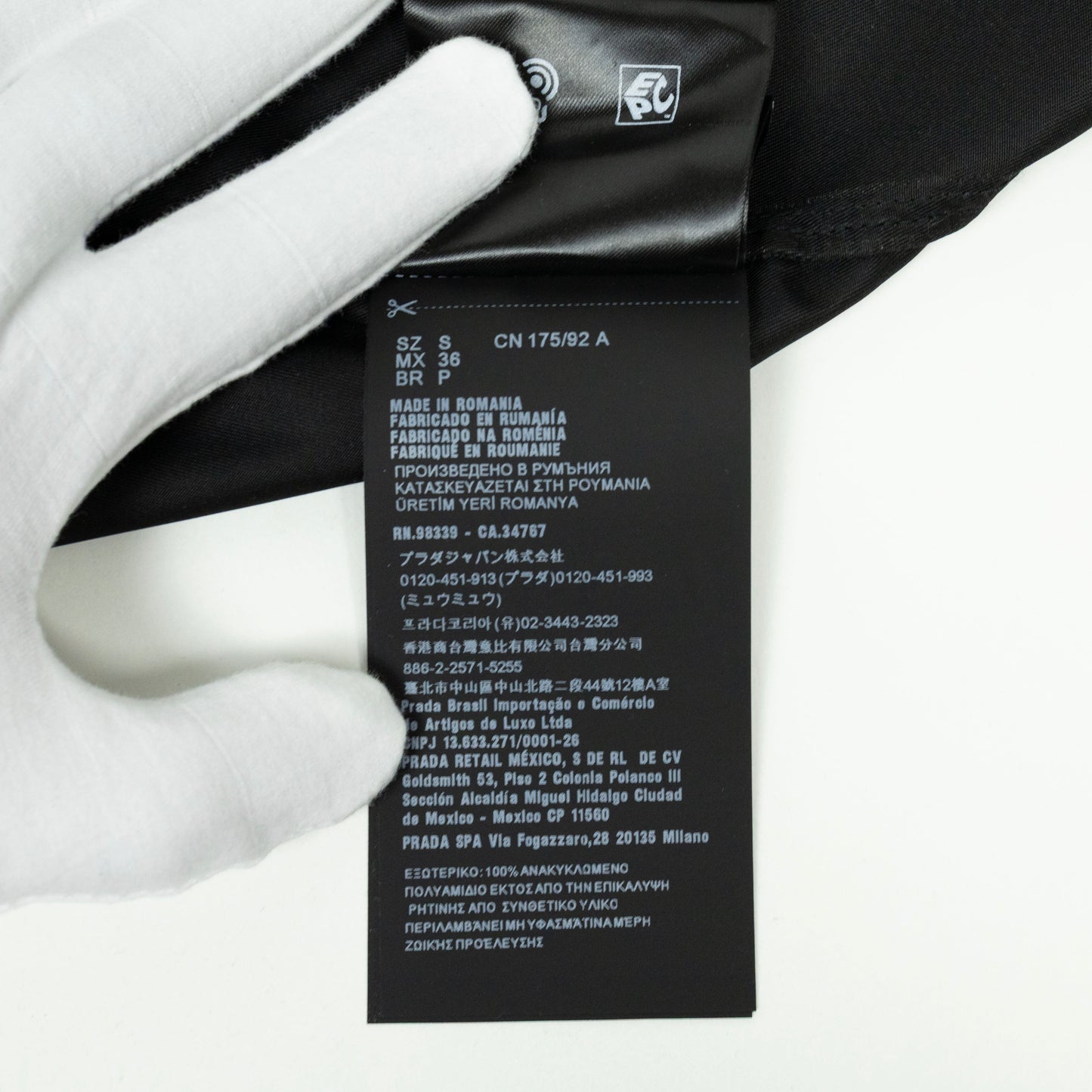 Prada Re-Nylon Button Down Shirt