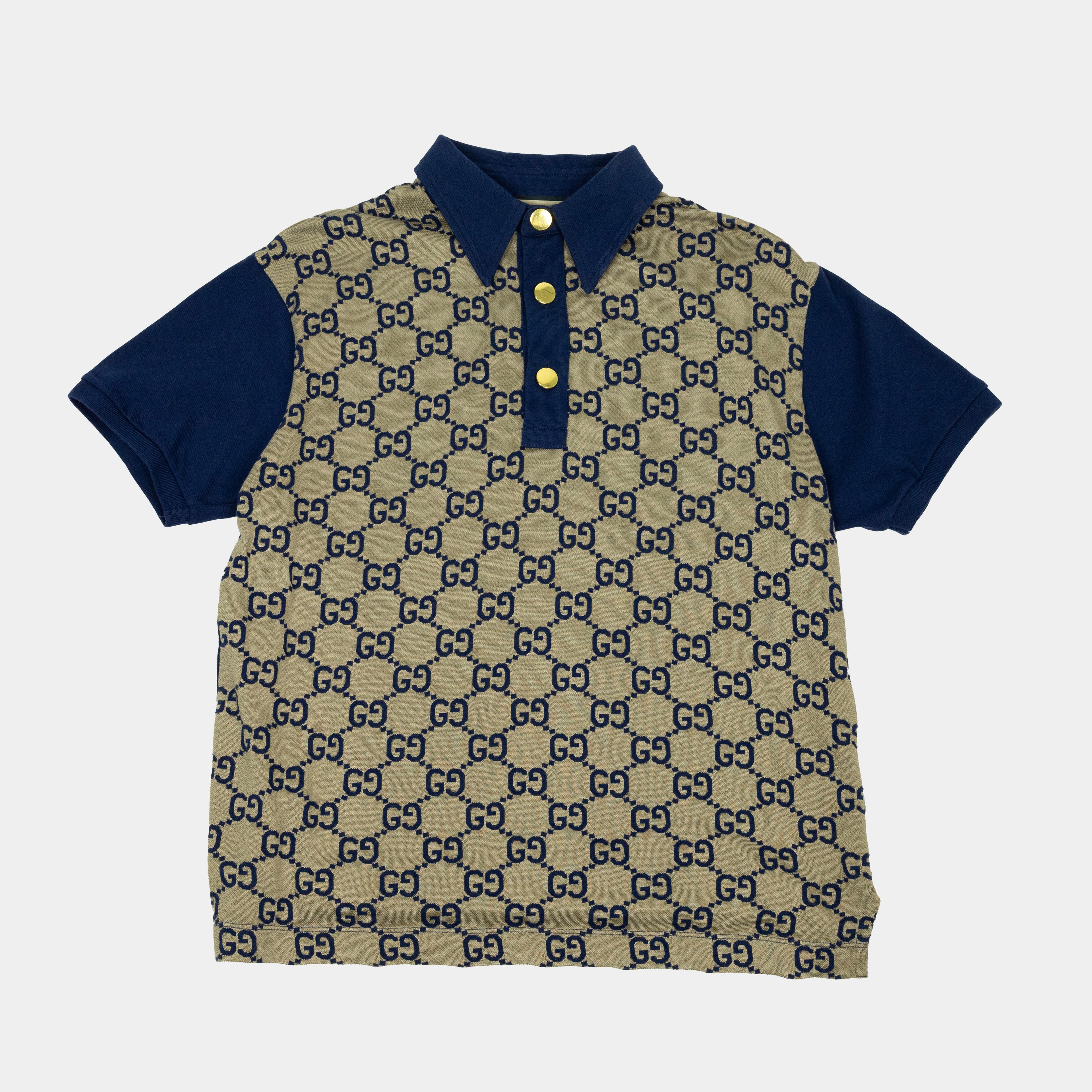 Gucci Knitted GG Monogram Polo