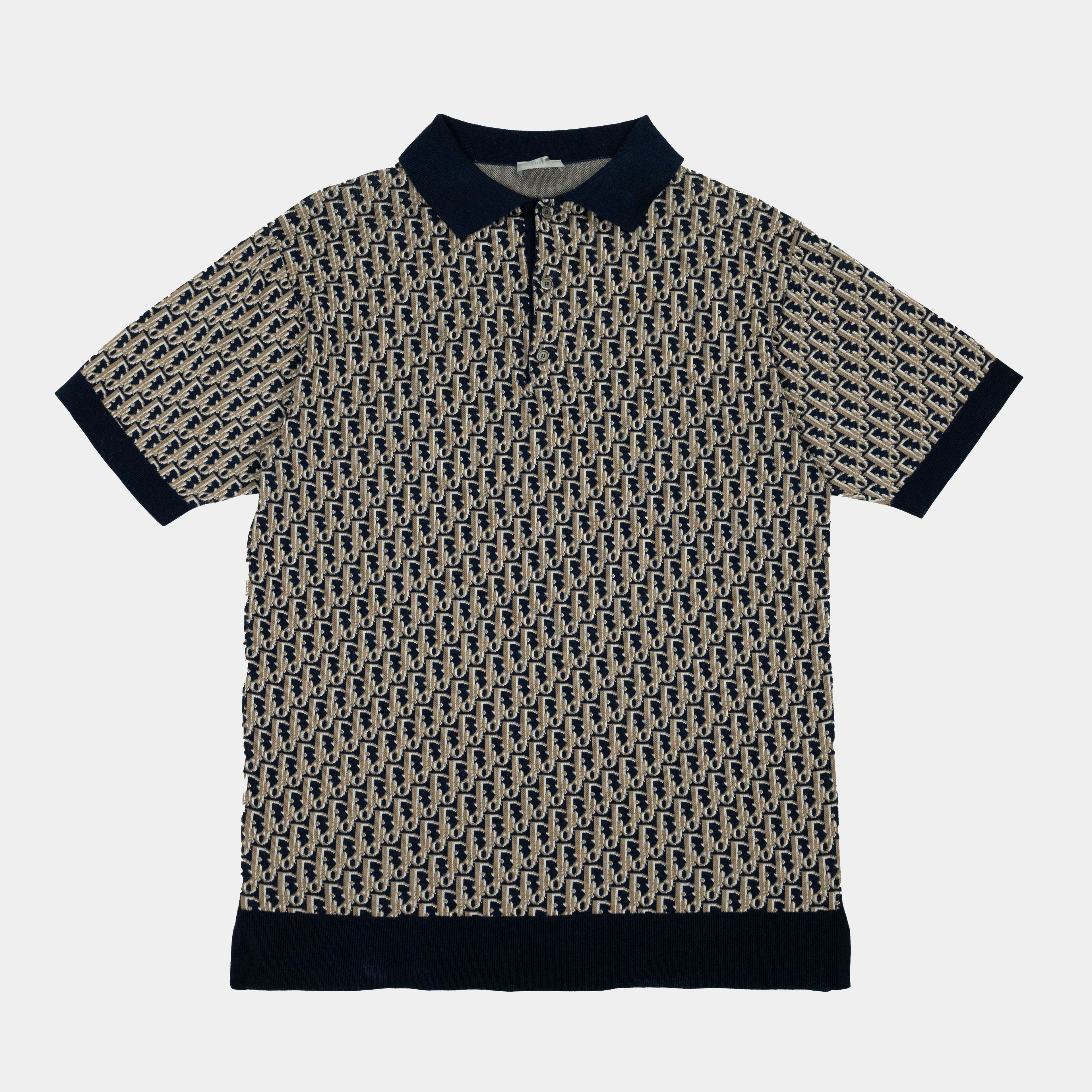 Dior Monogram Knitted Polo