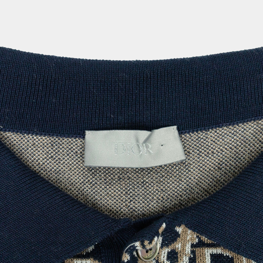 Dior Monogram Knitted Polo