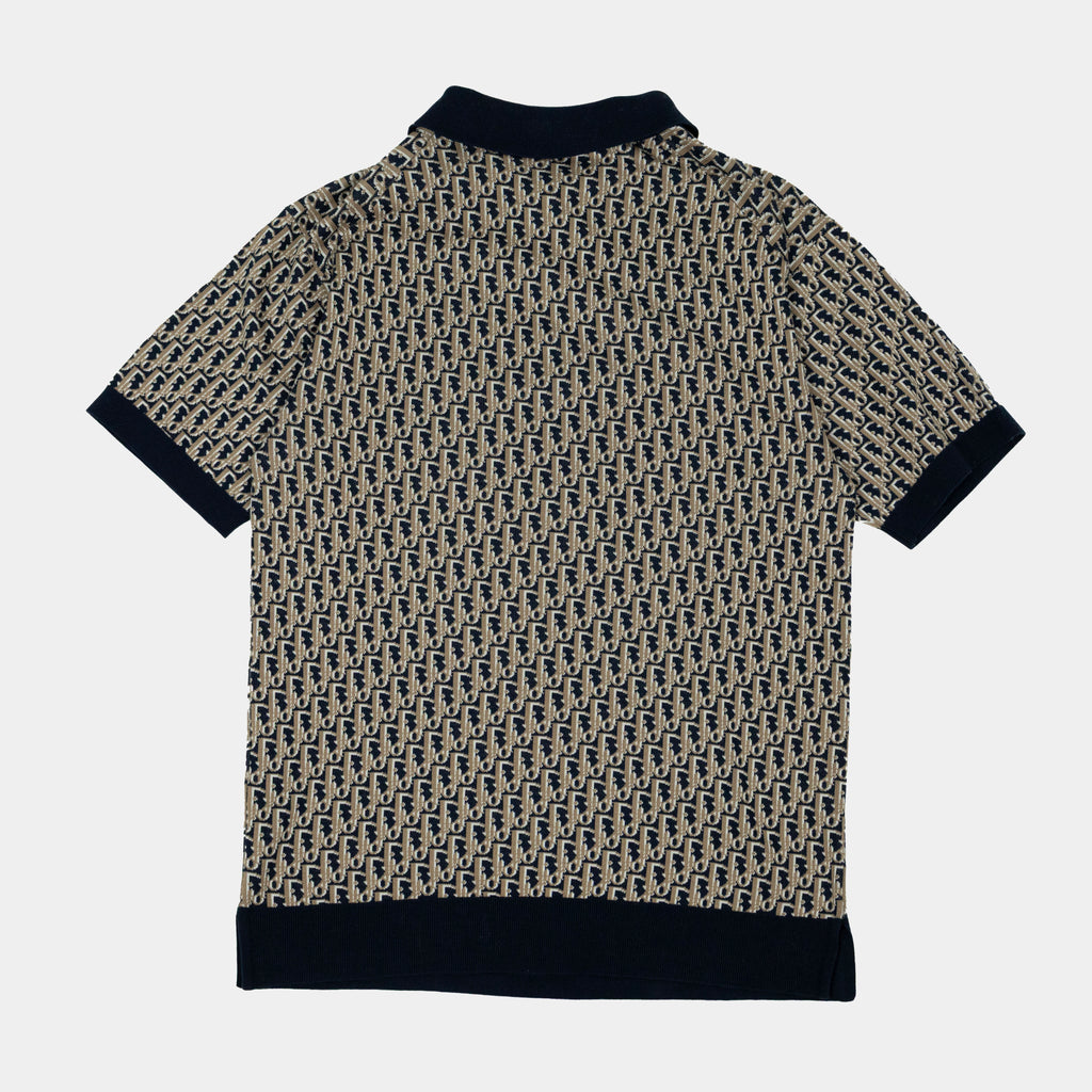 Dior Monogram Knitted Polo