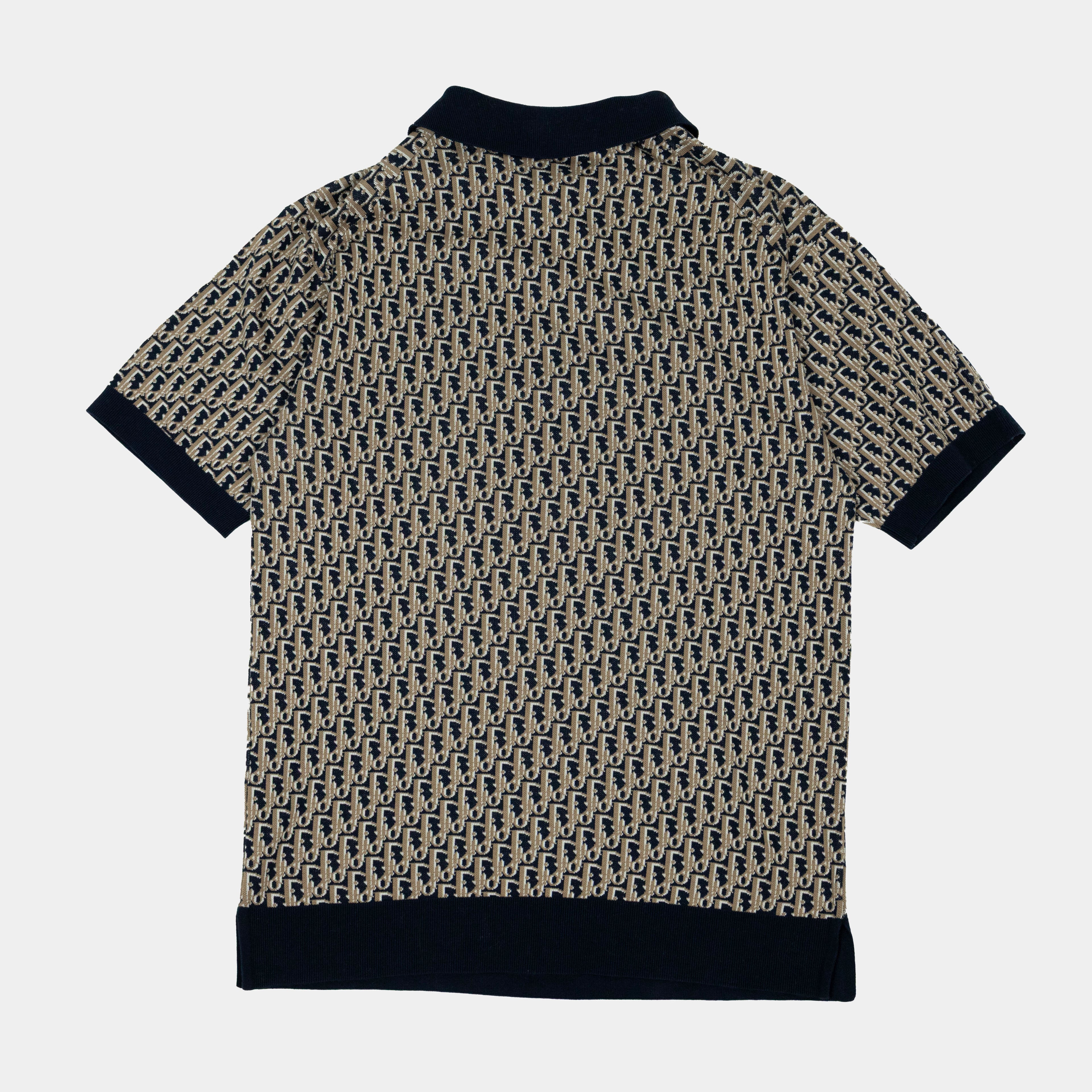 Dior Monogram Knitted Polo