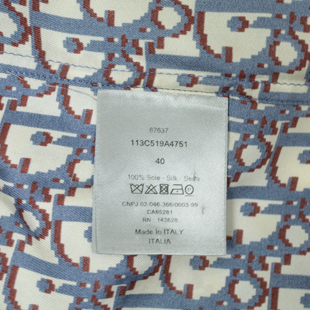 Dior Monogram Silk Bowling Shirt