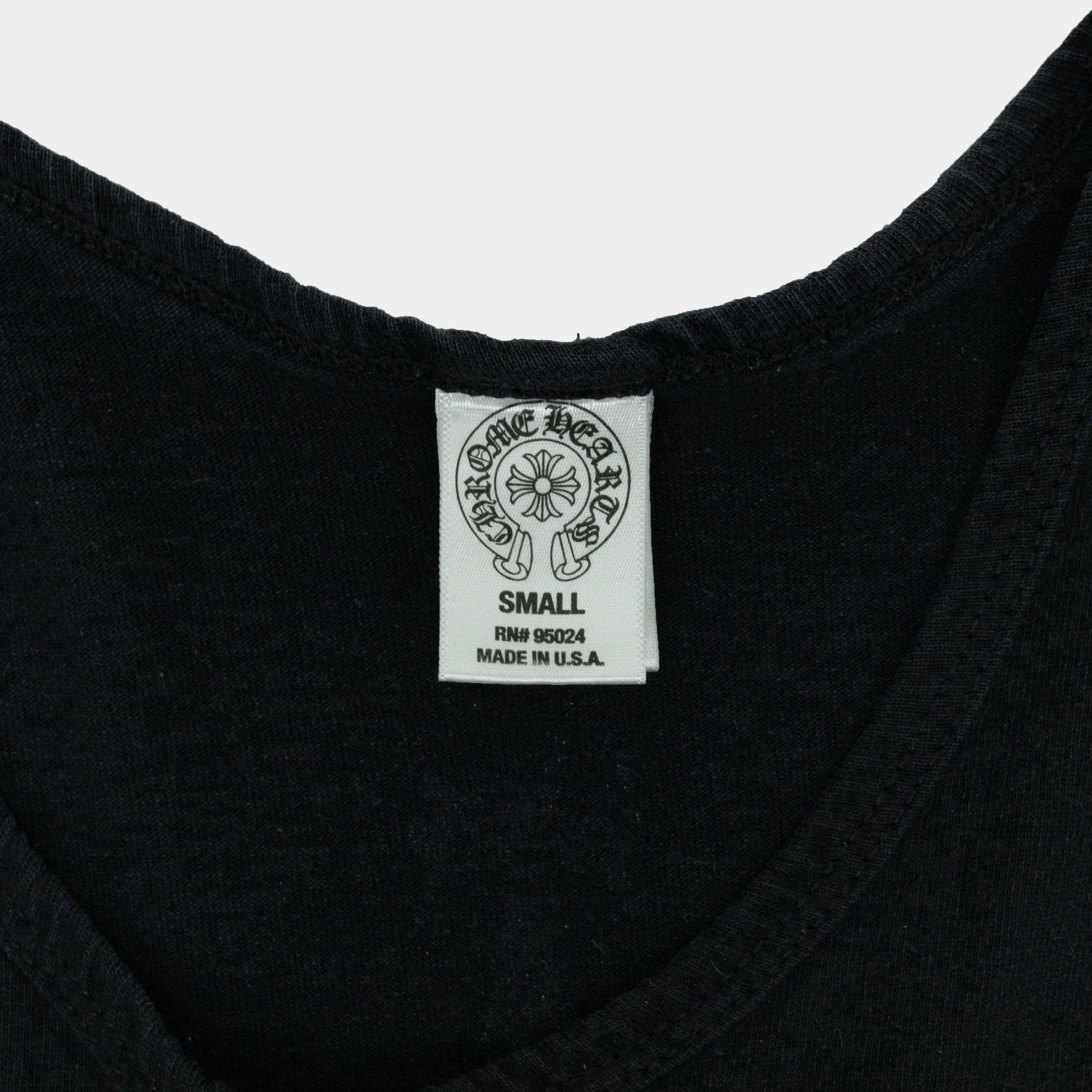 Chrome Hearts Vintage Triple Cross Logo Tank Top