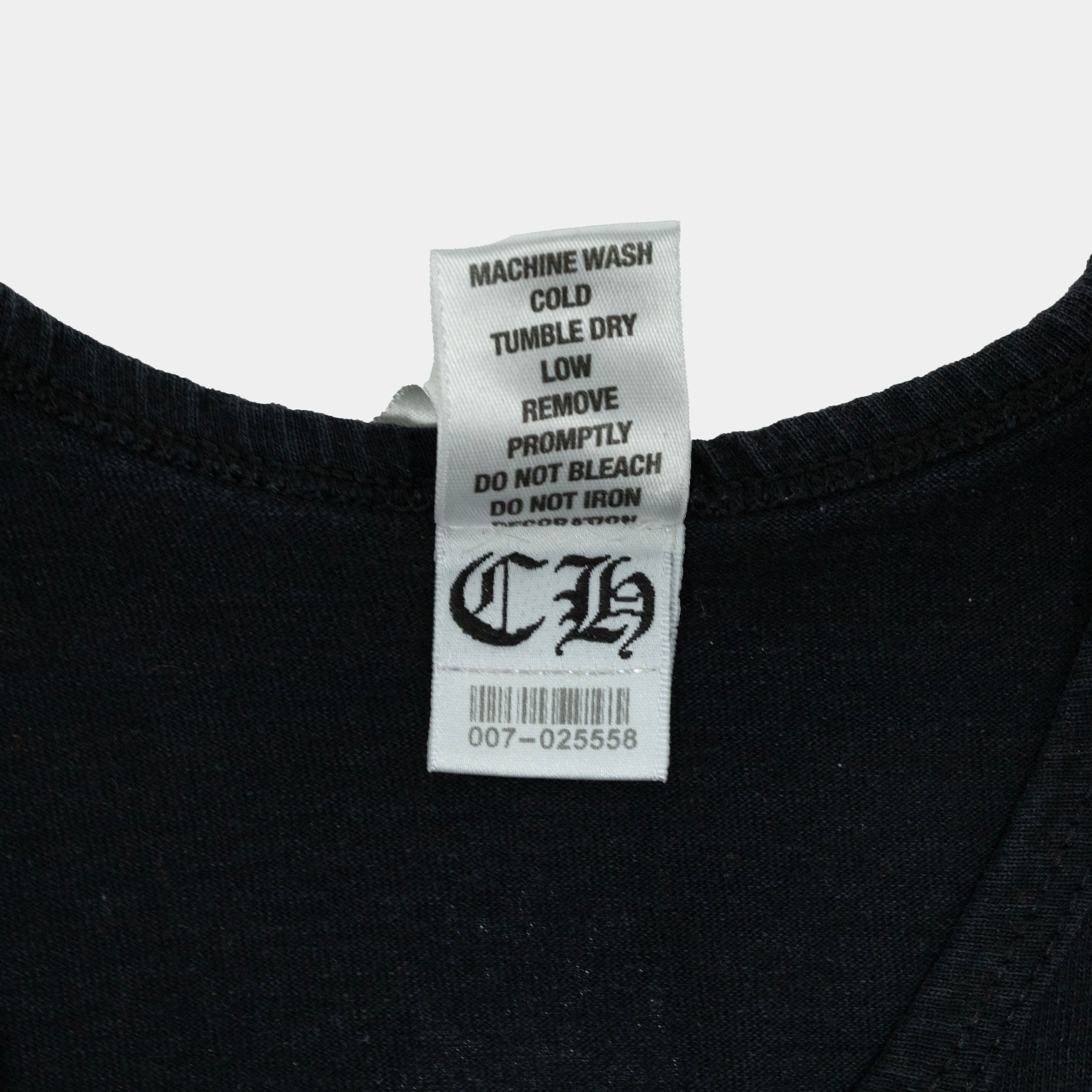 Chrome Hearts Vintage Triple Cross Logo Tank Top