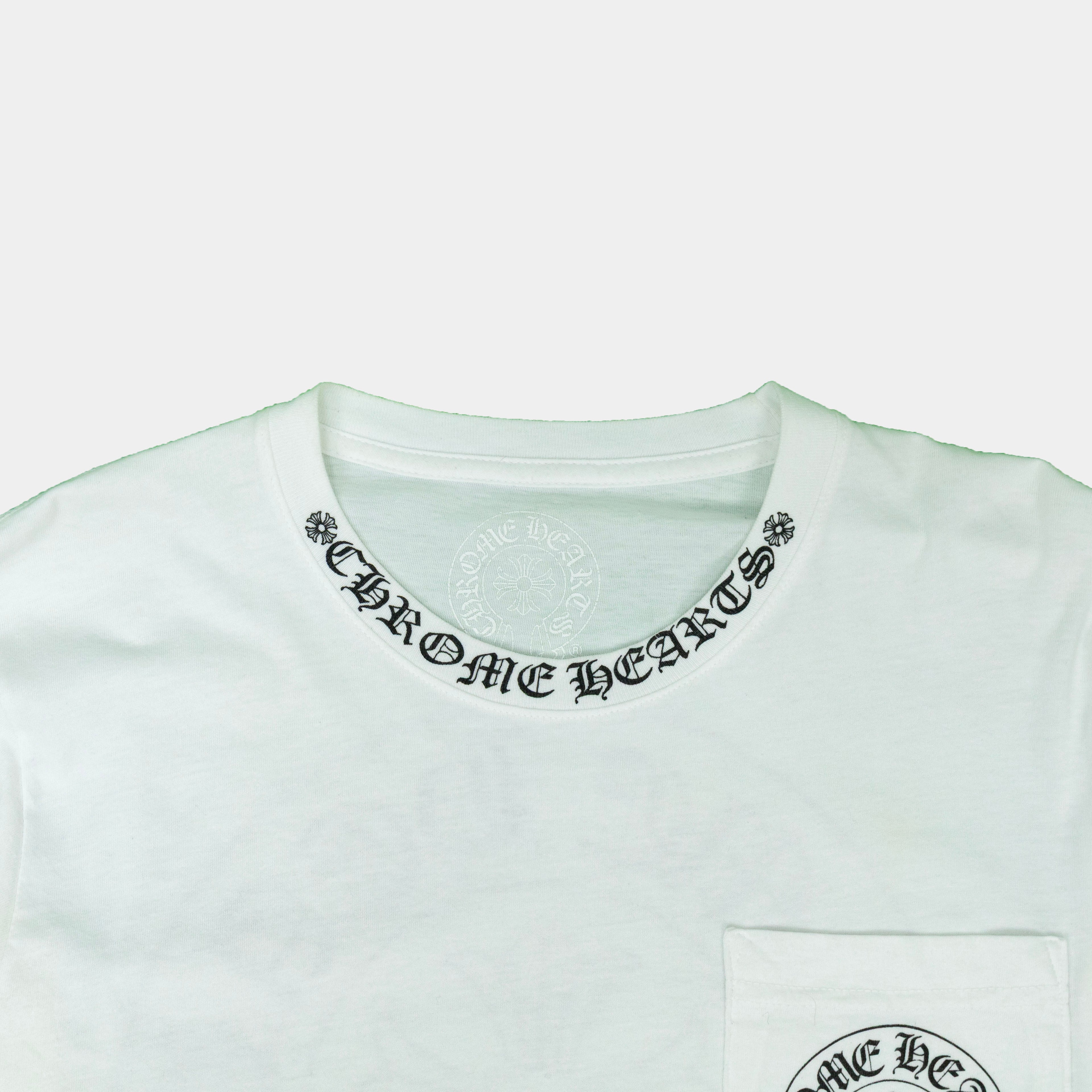 Chrome Hearts Gradient Neck Logo Long Sleeve T-Shirt