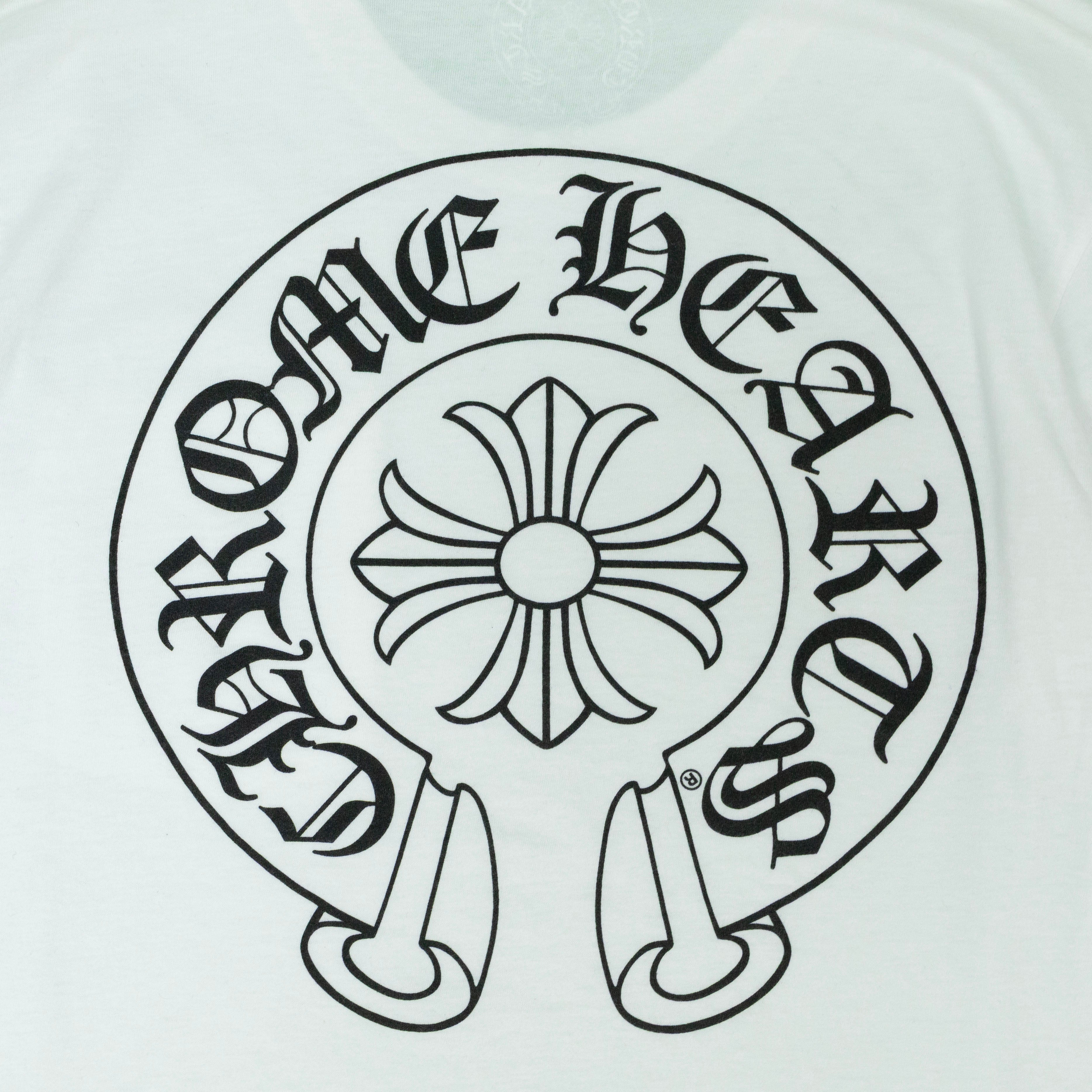 Chrome Hearts Gradient Neck Logo Long Sleeve T-Shirt