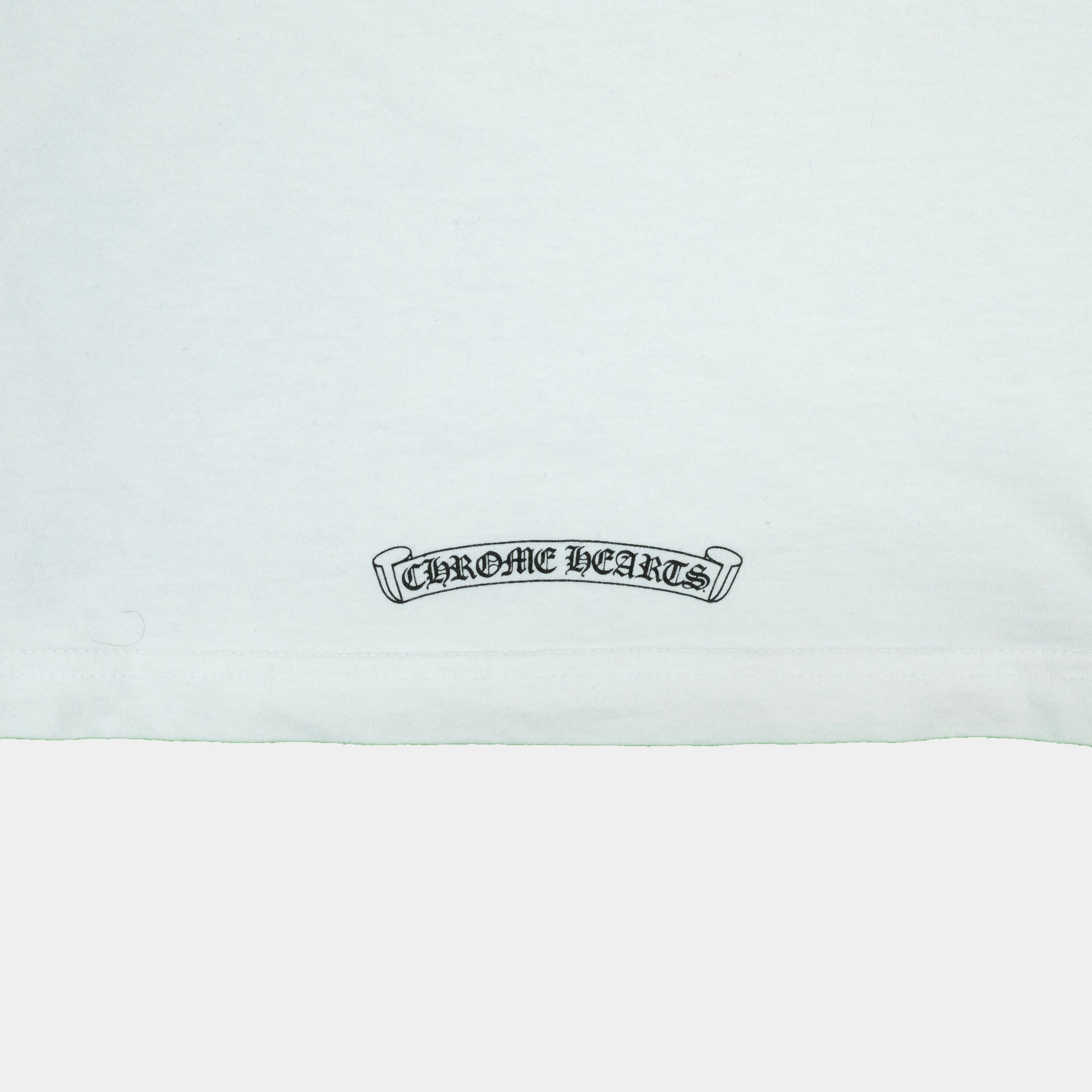 Chrome Hearts Gradient Neck Logo Long Sleeve T-Shirt