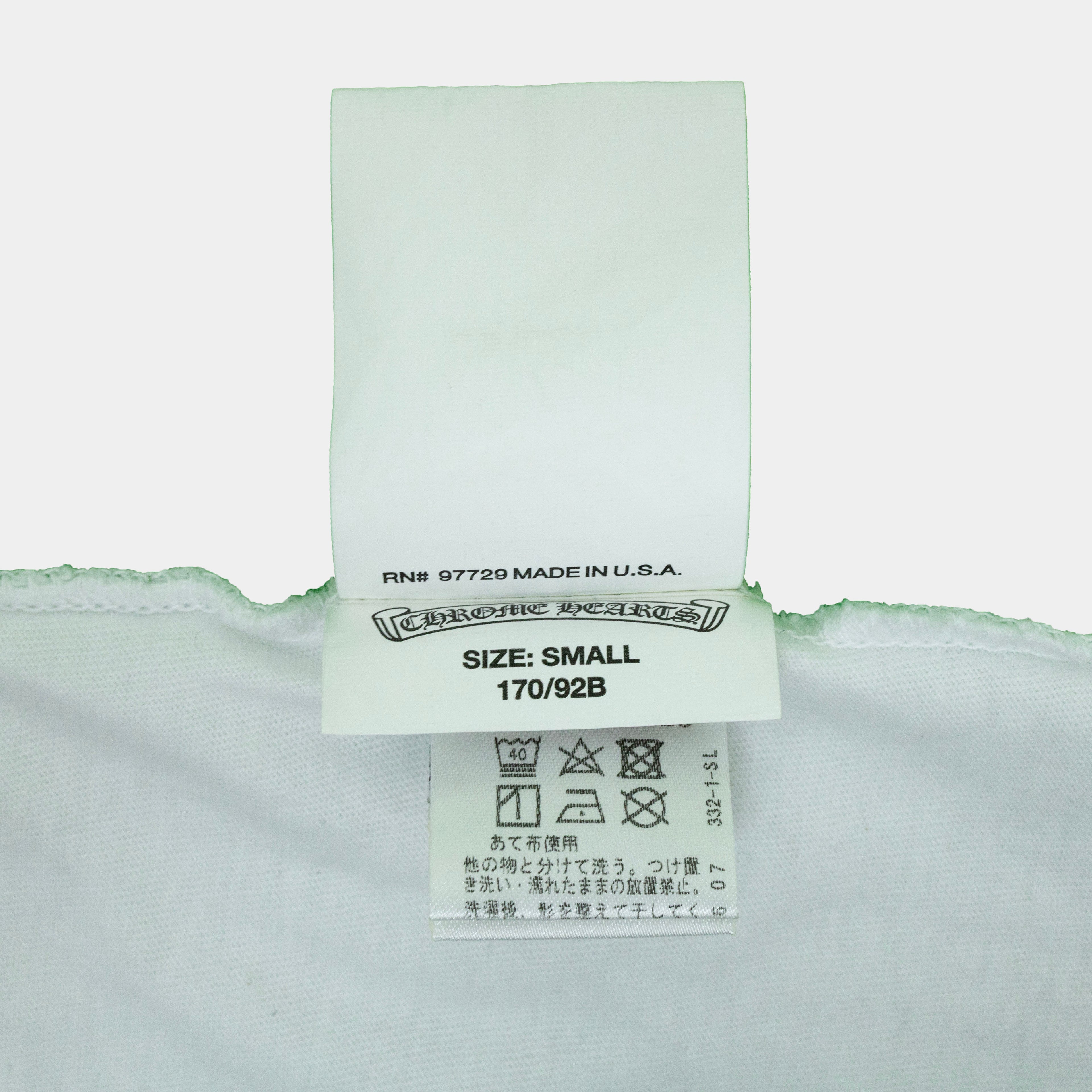 Chrome Hearts Gradient Neck Logo Long Sleeve T-Shirt