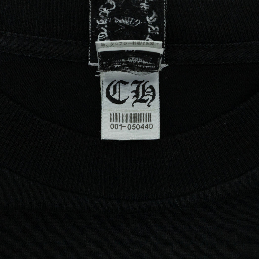 Chrome Hearts Vintage Elbow Plus Logo Long Sleeve T-Shirt