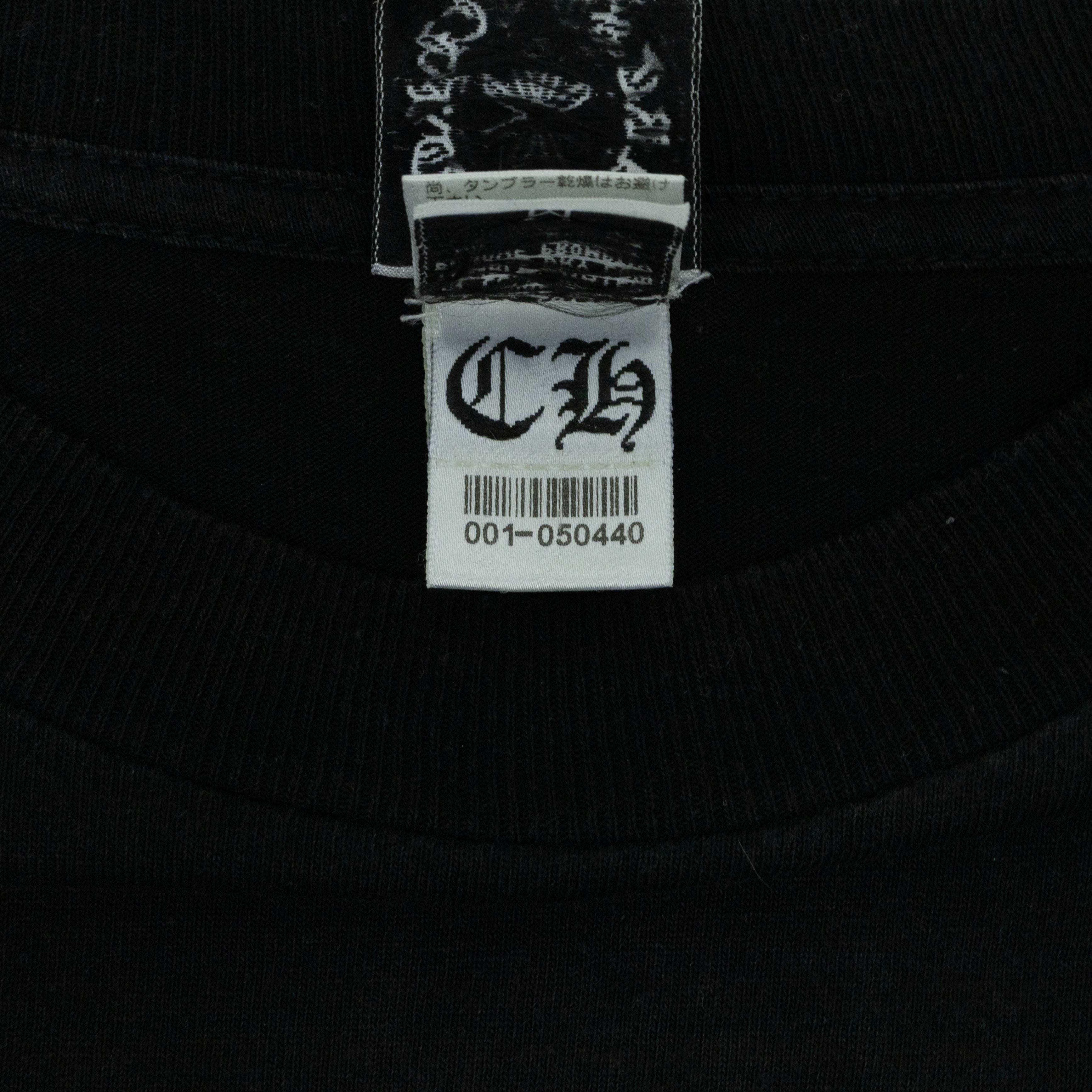 Chrome Hearts Vintage Elbow Plus Logo Long Sleeve T-Shirt