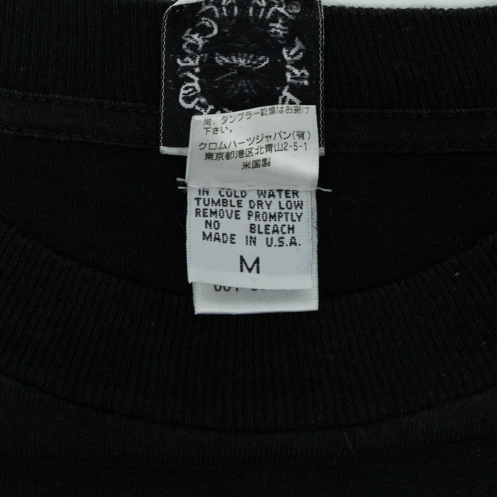 Chrome Hearts Vintage Elbow Plus Logo Long Sleeve T-Shirt