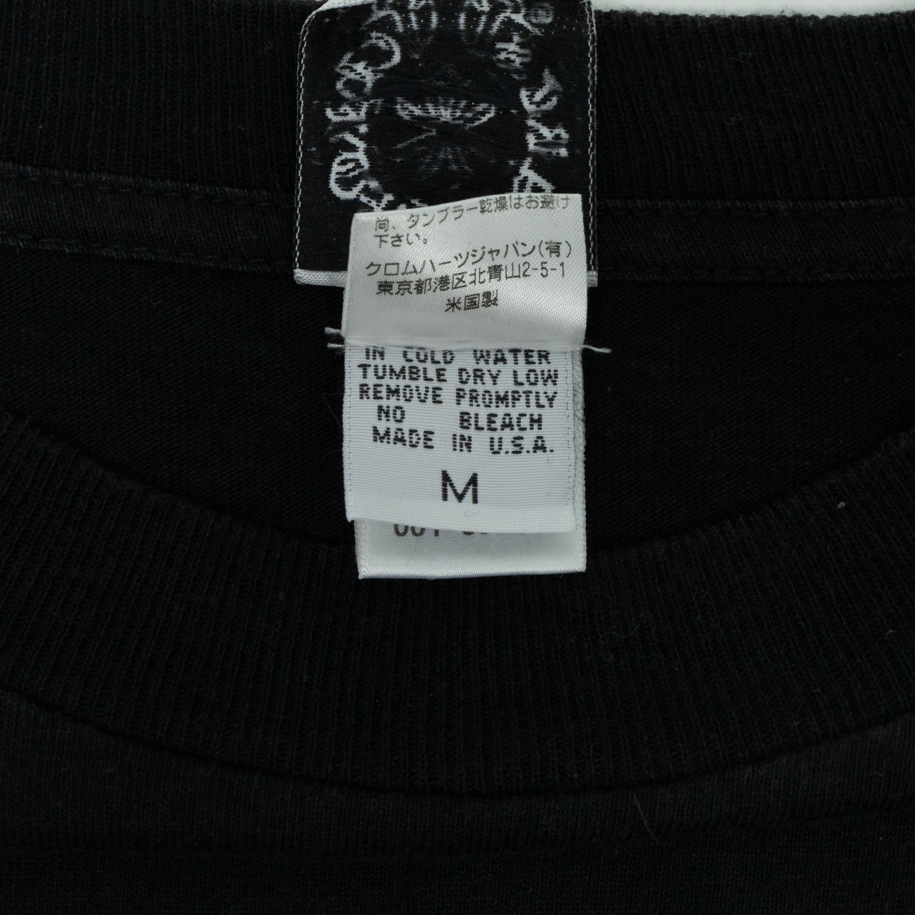 Chrome Hearts Vintage Elbow Plus Logo Long Sleeve T-Shirt