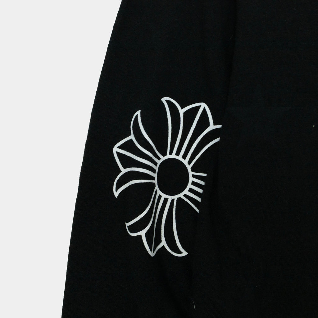 Chrome Hearts Vintage Elbow Plus Logo Long Sleeve T-Shirt