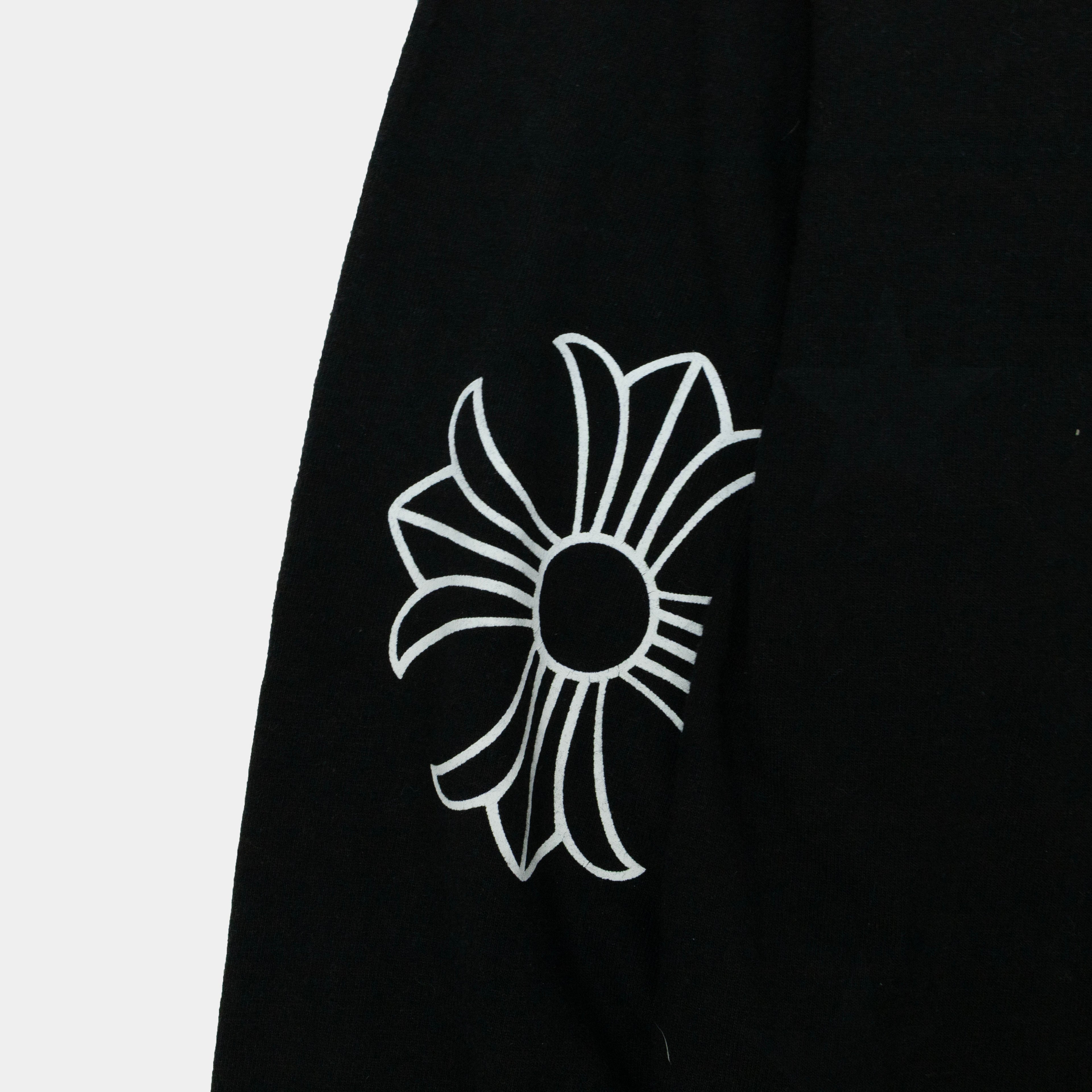 Chrome Hearts Vintage Elbow Plus Logo Long Sleeve T-Shirt