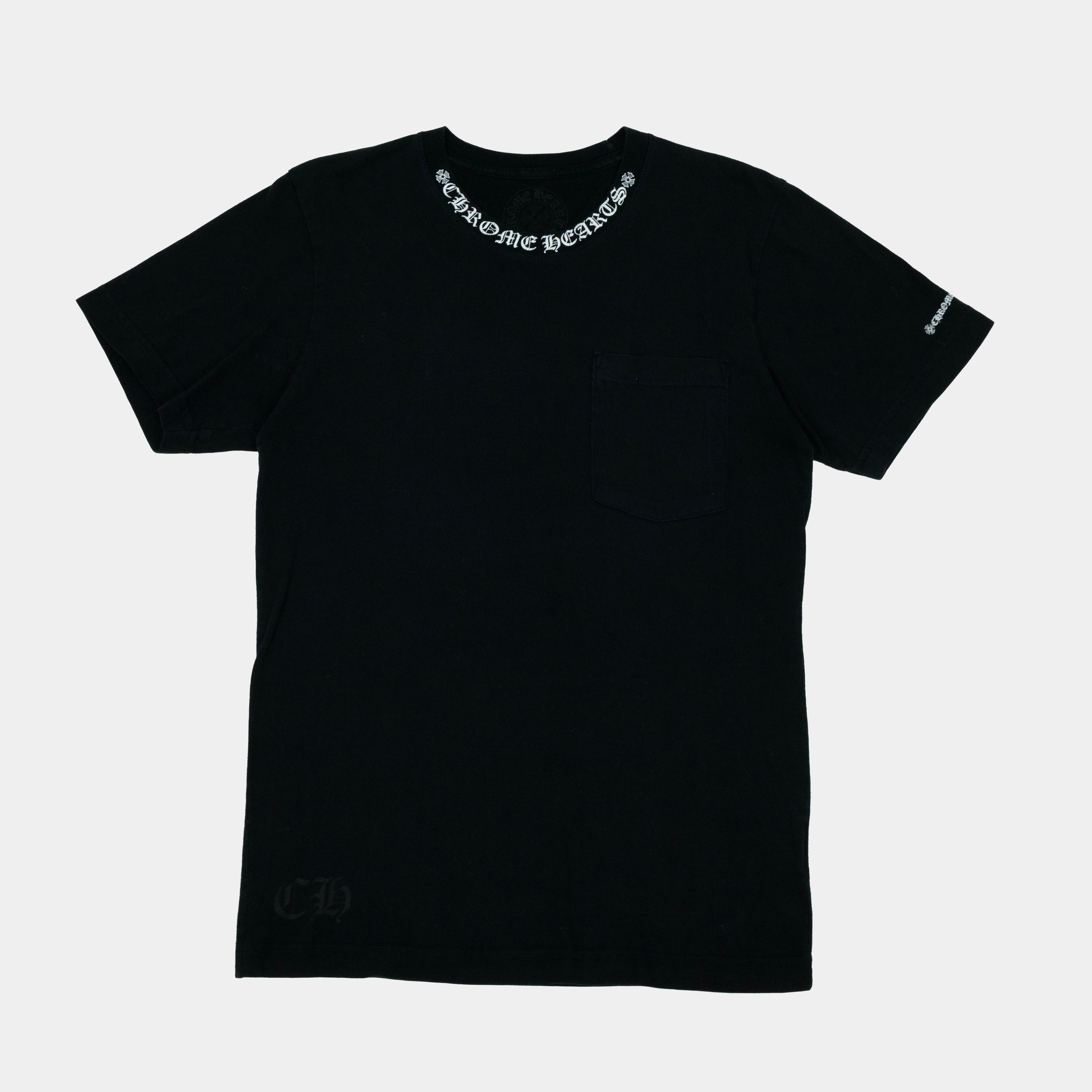 Chrome Hearts Short Sleeve Pocket Crew T-Shirt