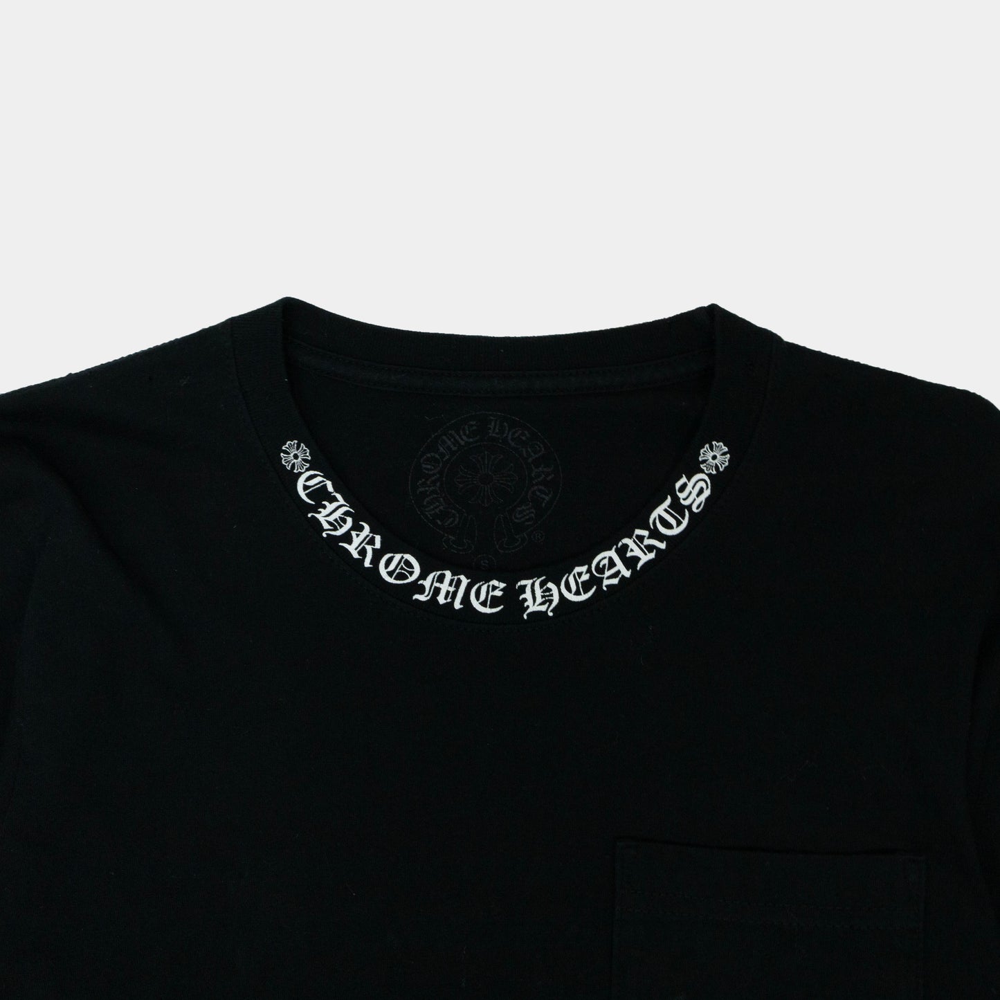 Chrome Hearts Scripture Sleeve Logo Longsleeve T-Shirt