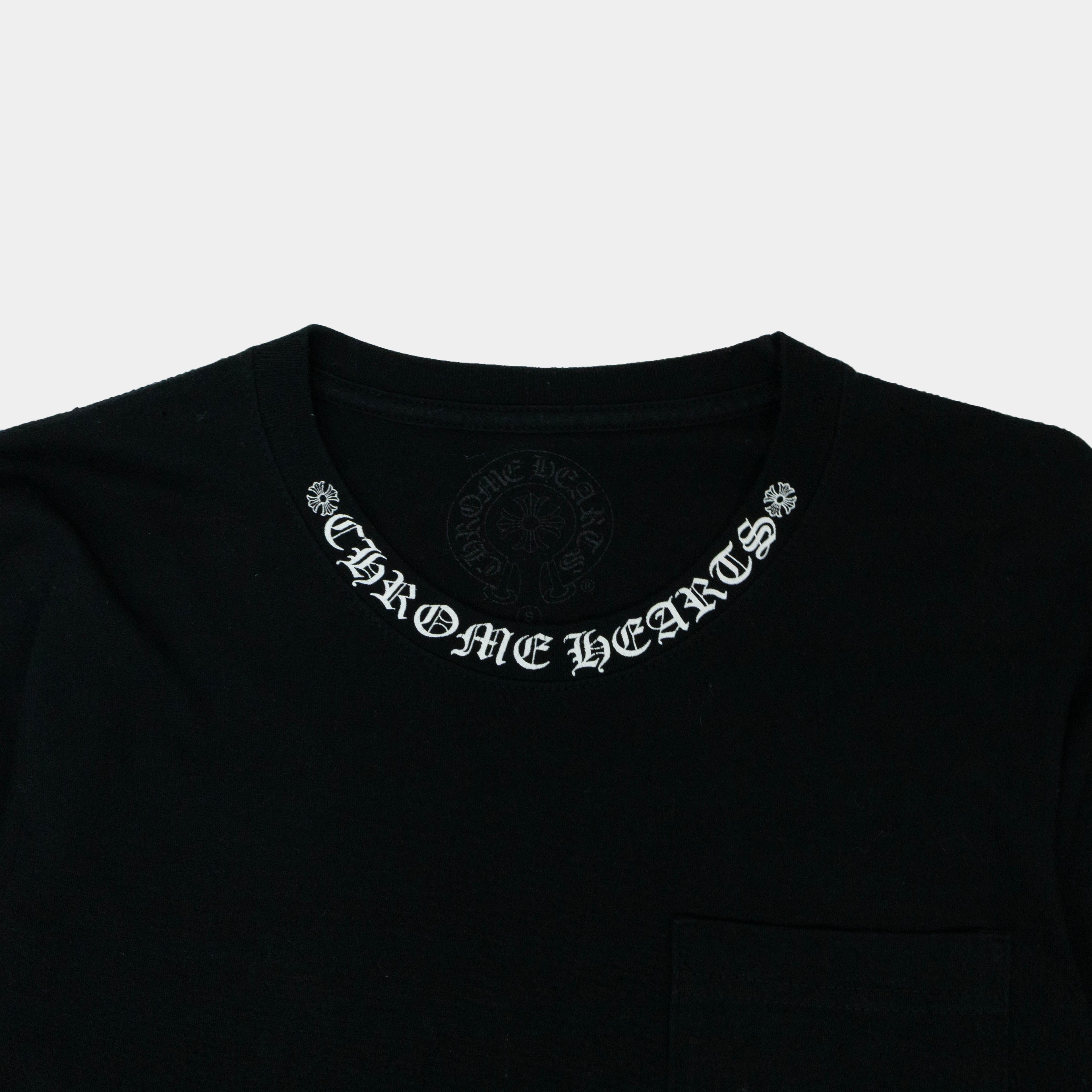 Chrome Hearts Scripture Sleeve Logo Long Sleeve T-Shirt