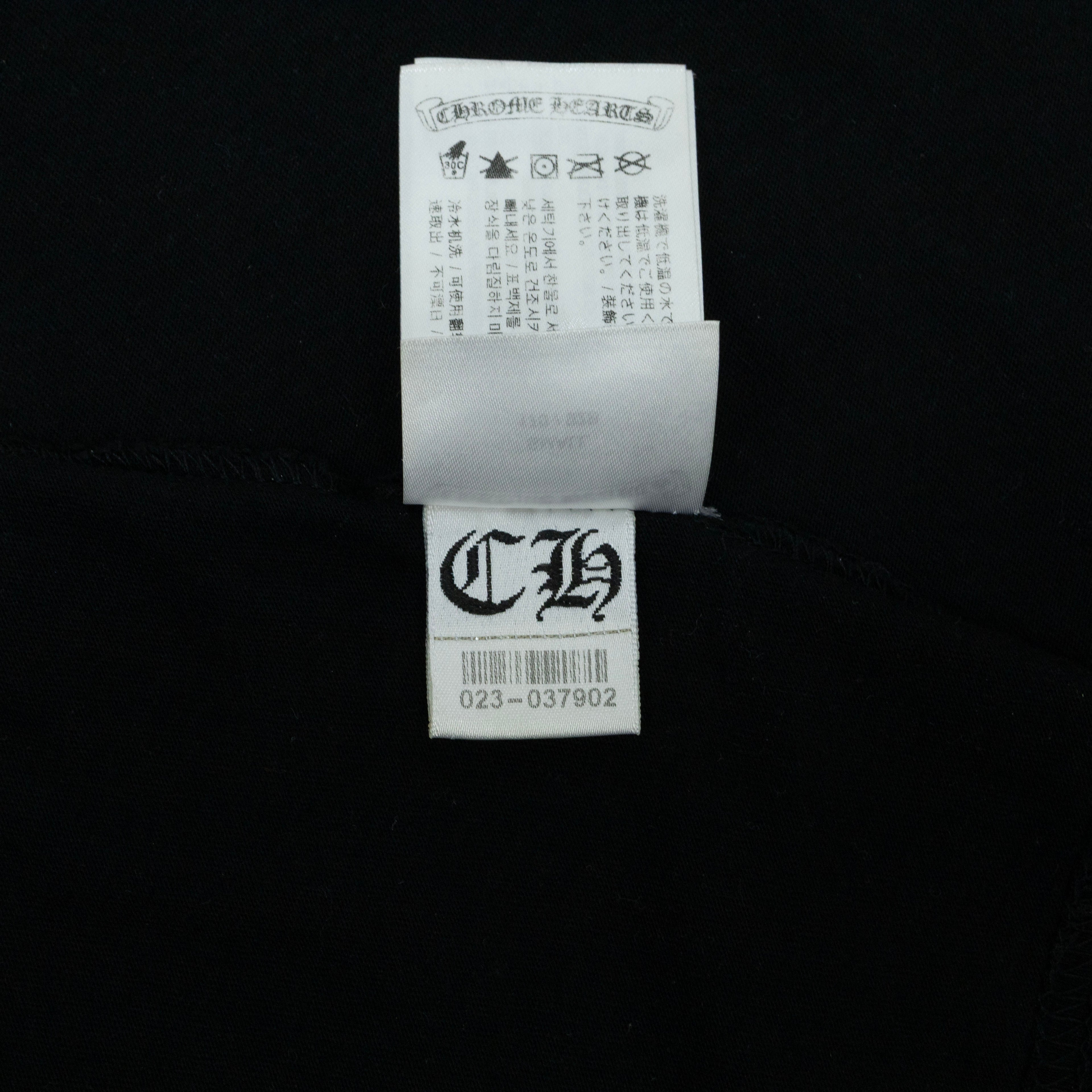 Chrome Hearts Scripture Sleeve Logo Long Sleeve T-Shirt