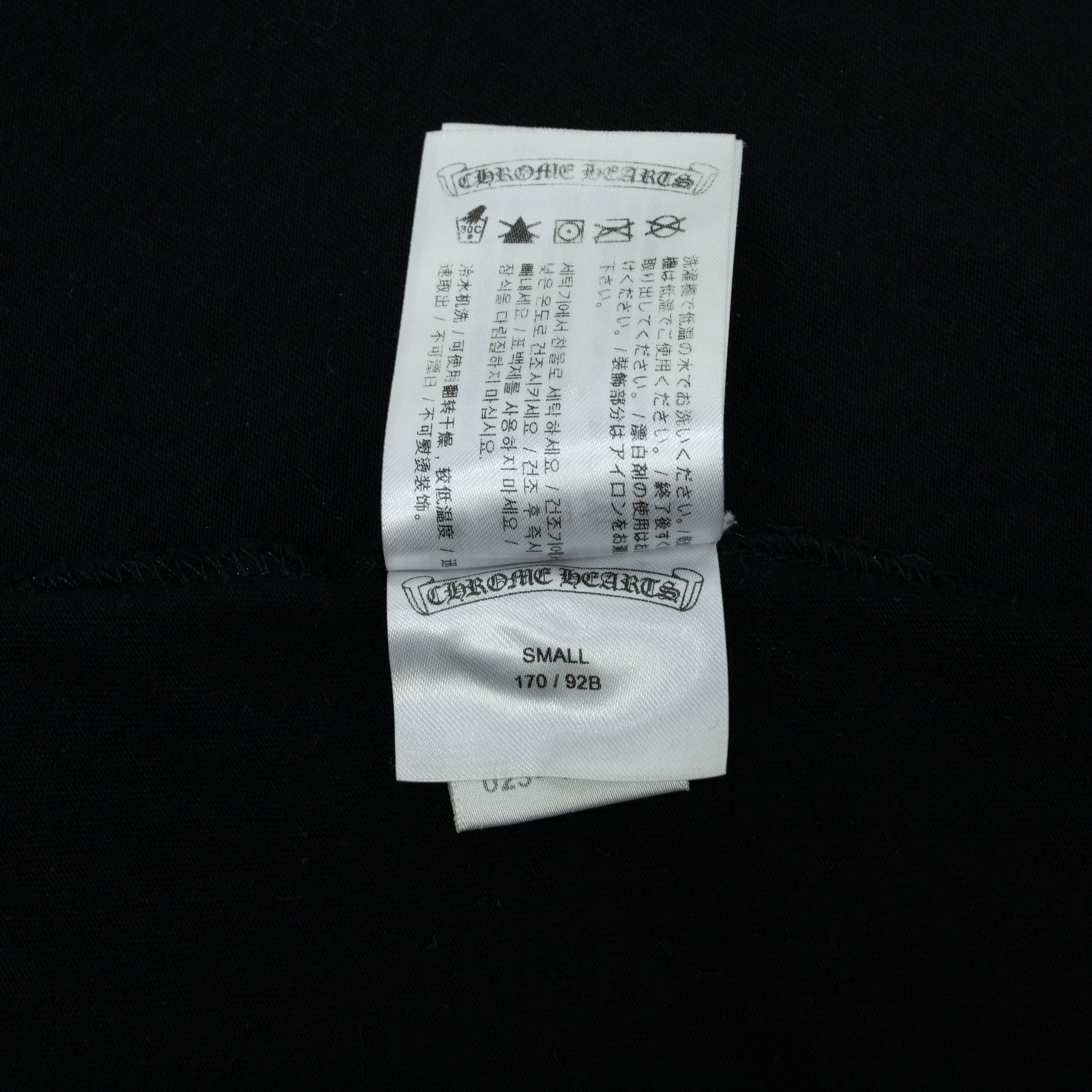 Chrome Hearts Scripture Sleeve Logo Long Sleeve T-Shirt