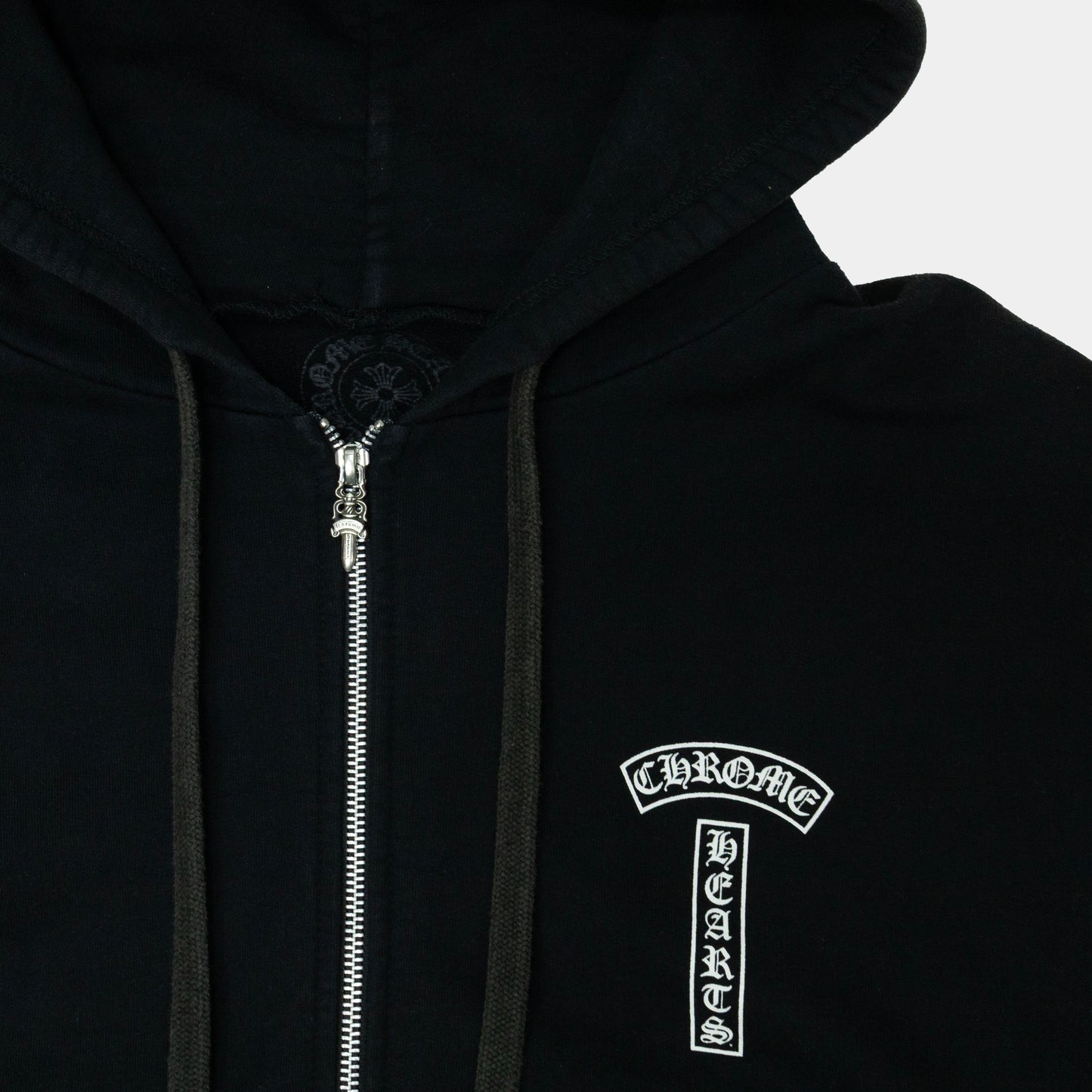 Chrome Hearts Floral Logo Zip Hoodie