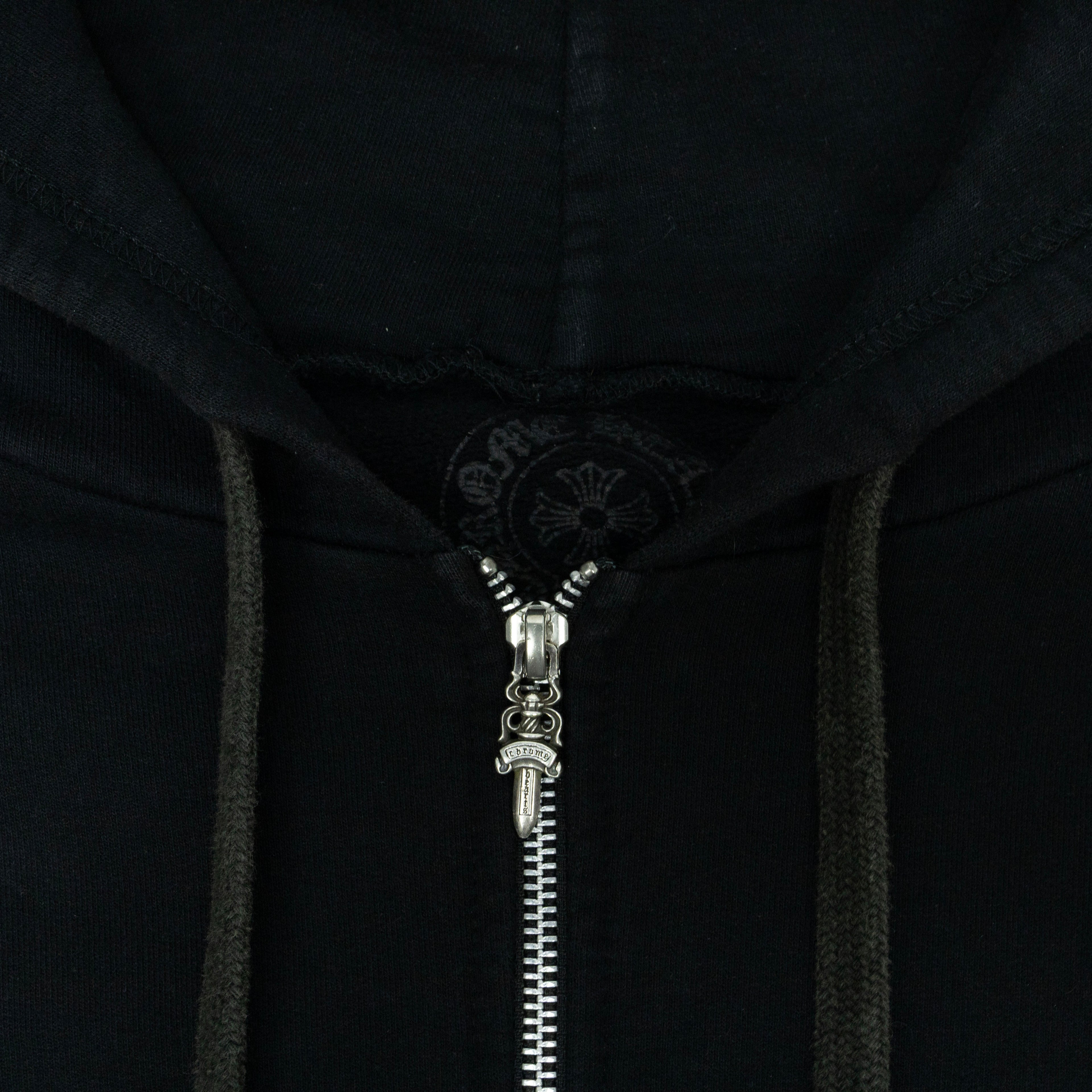 Chrome Hearts T-Bar Logo Zip Hoodie