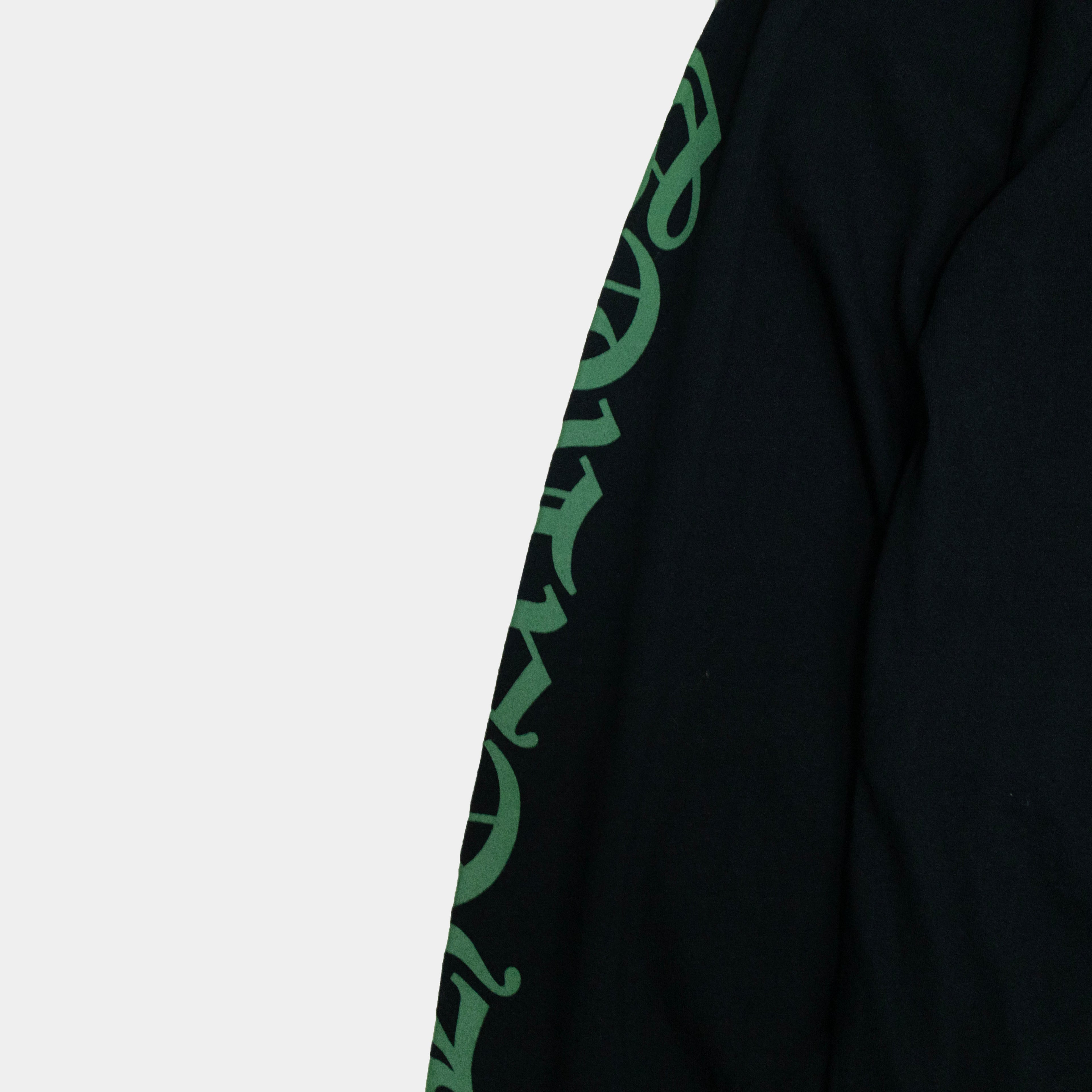 Chrome Hearts Cemetery Cross Logo Long Sleeve T-Shirt