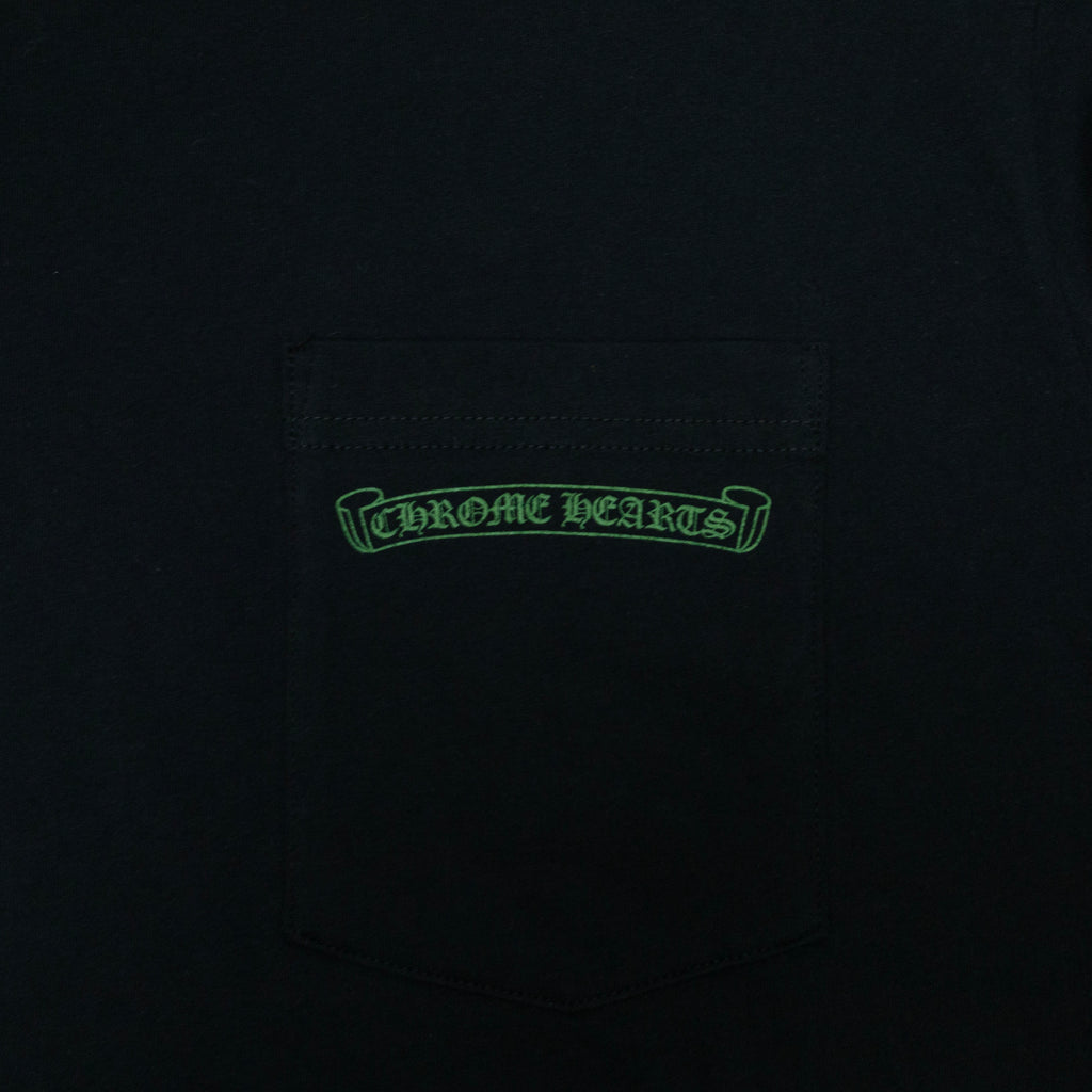 Chrome Hearts Cemetery Cross Logo Long Sleeve T-Shirt