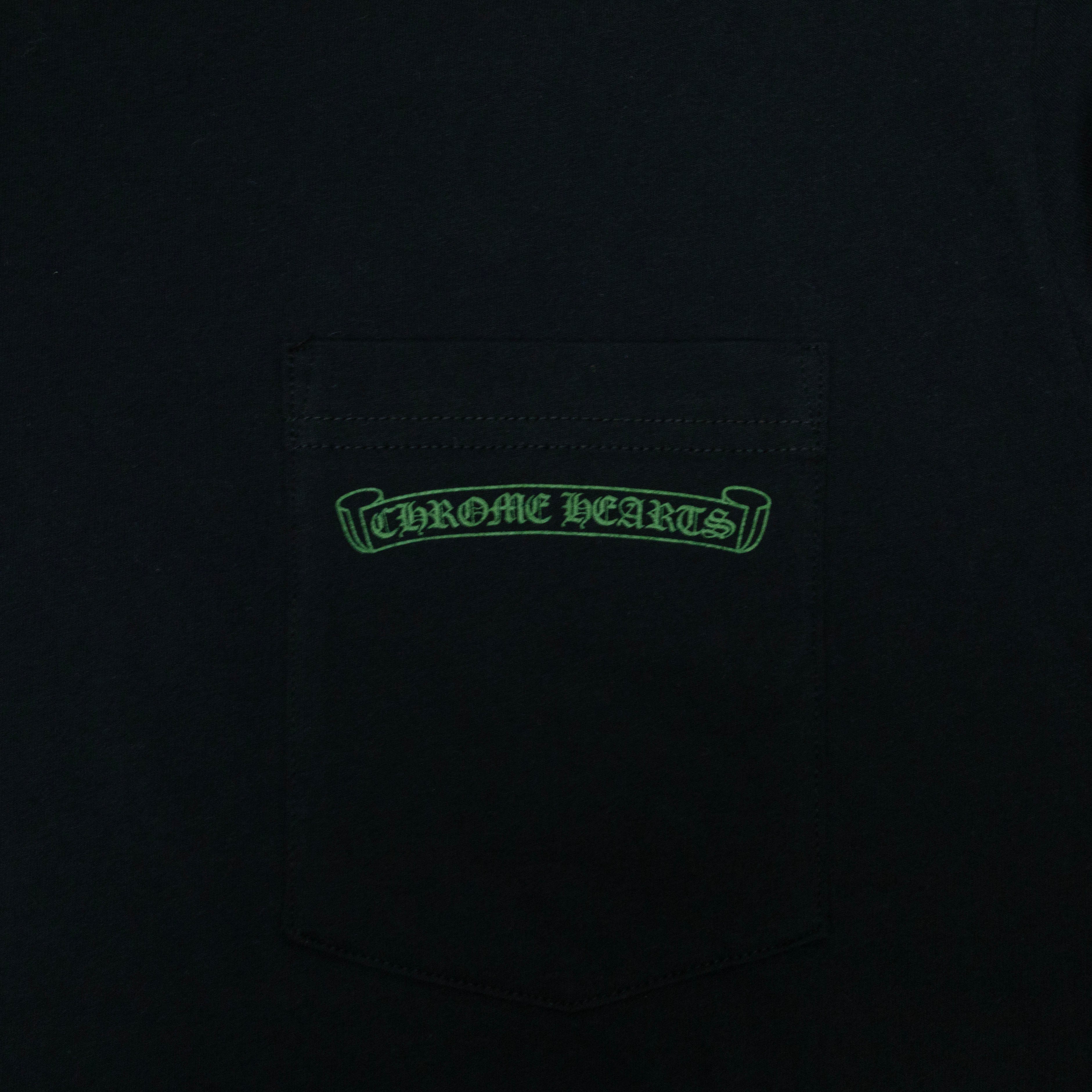 Chrome Hearts Cemetery Cross Logo Long Sleeve T-Shirt