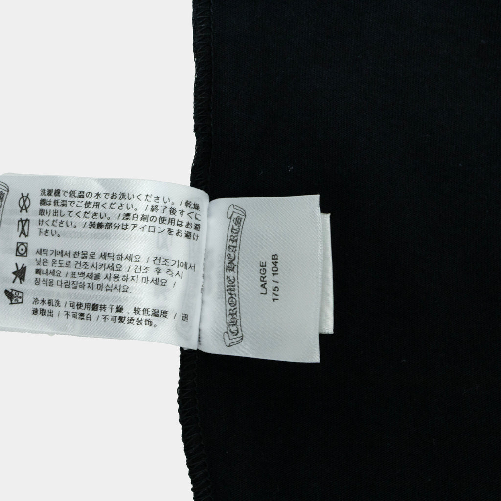 Chrome Hearts Cemetery Cross Logo Long Sleeve T-Shirt