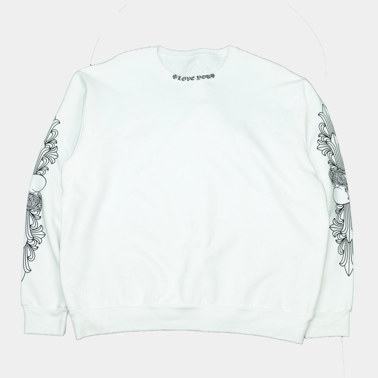 Chrome Hearts "Love You" Crewneck Sweatshirt