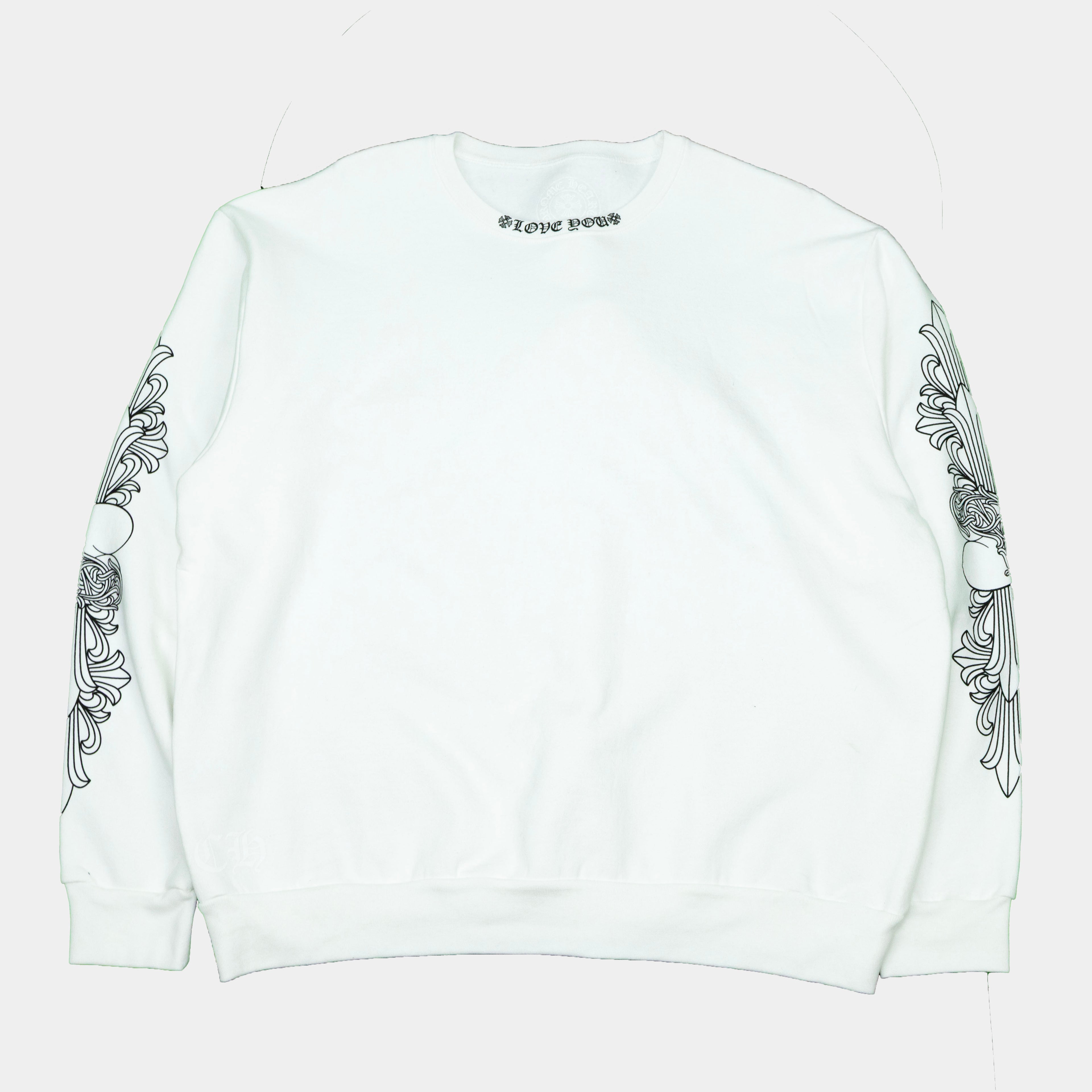 Chrome Hearts "Love You" Crewneck Sweatshirt