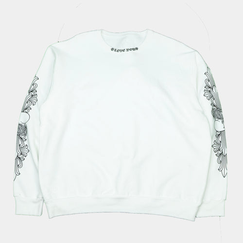 Chrome Hearts Love You Crewneck Sweatshirt