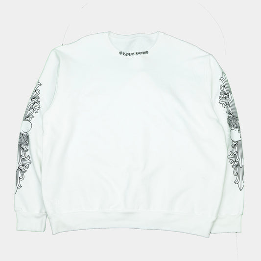 Chrome Hearts "Love You" Crewneck Sweatshirt