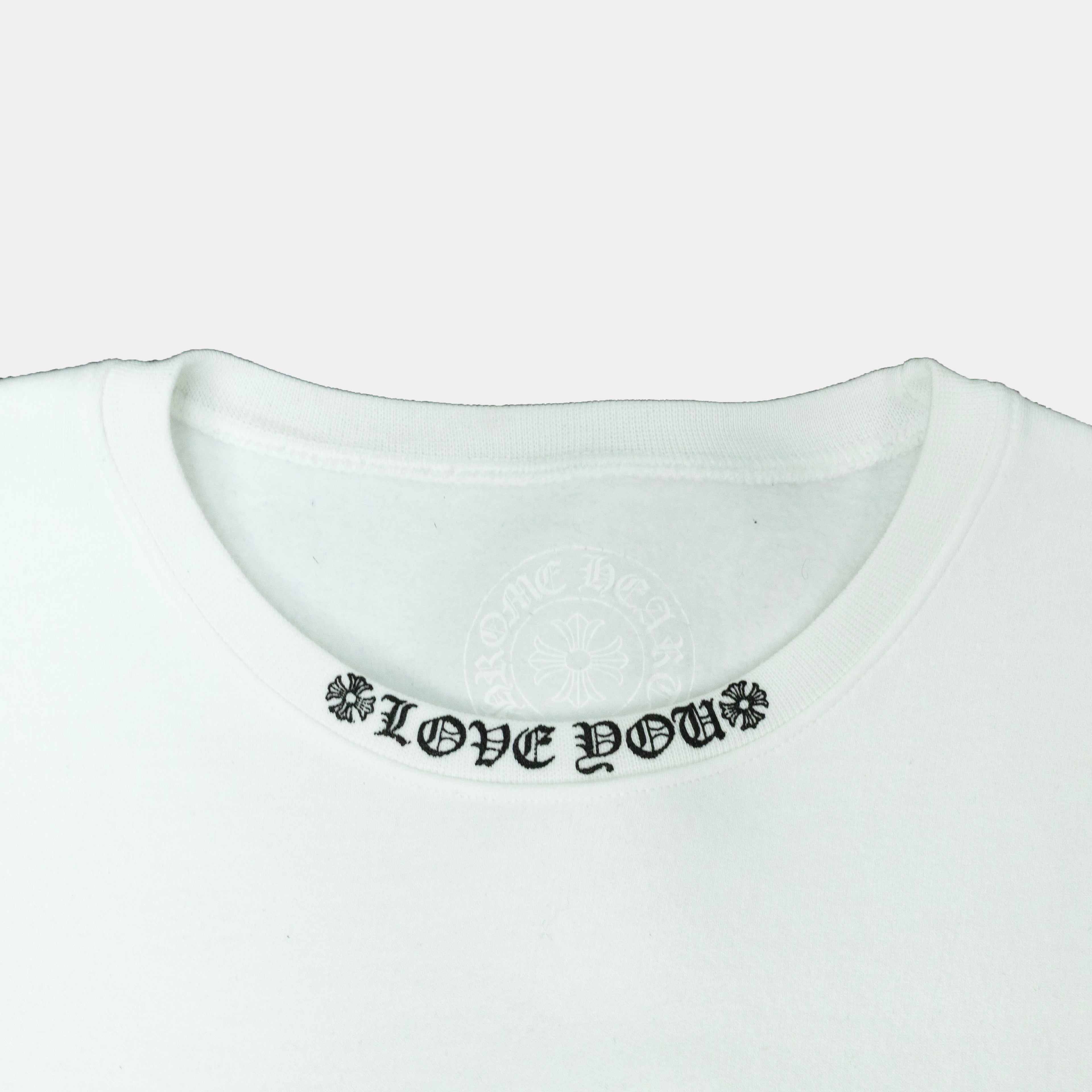Chrome Hearts "Love You" Crewneck Sweatshirt