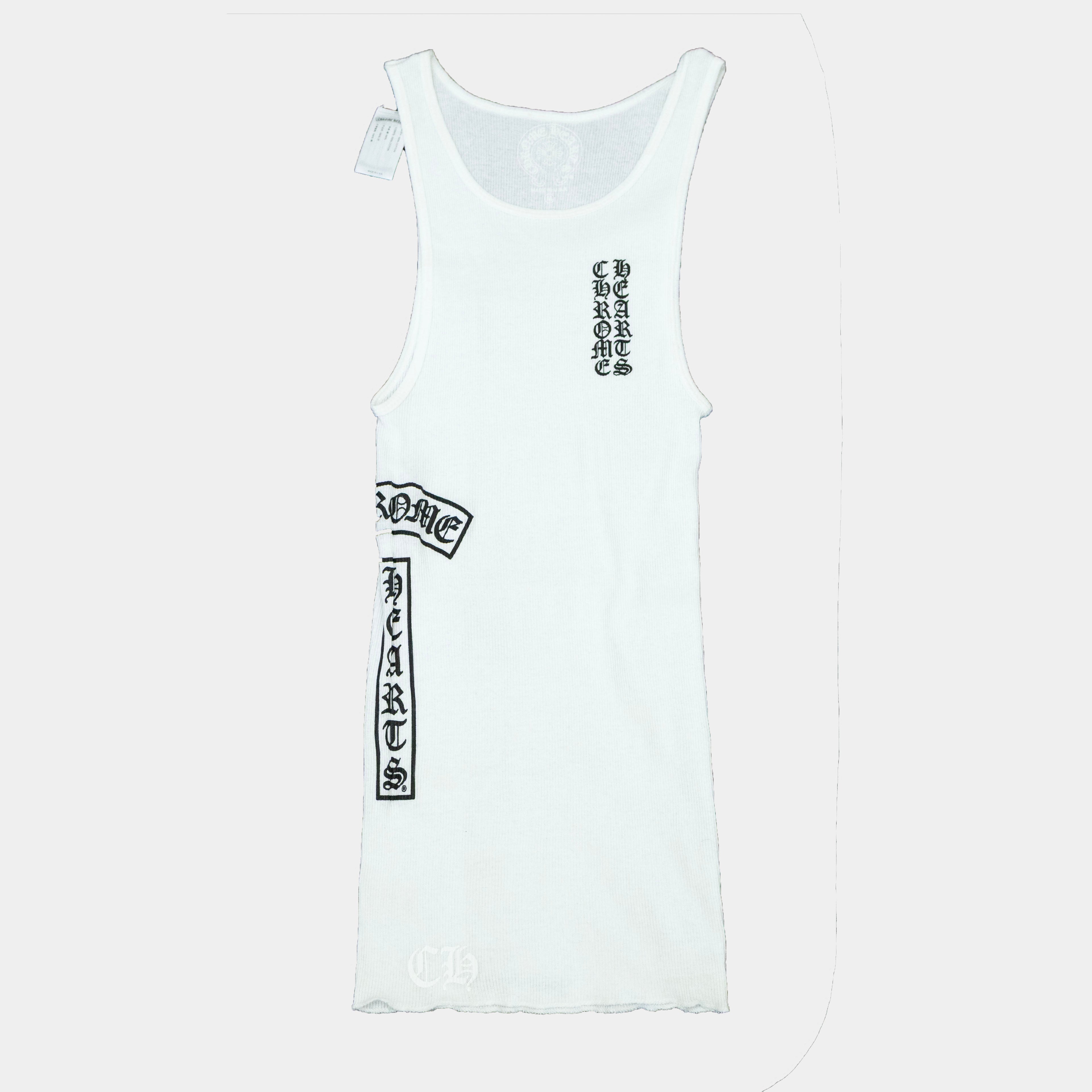 Chrome Hearts "T Bar" Logo Rib Tank Top
