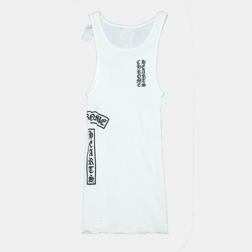 Chrome Hearts T Bar Logo Rib Tank Top