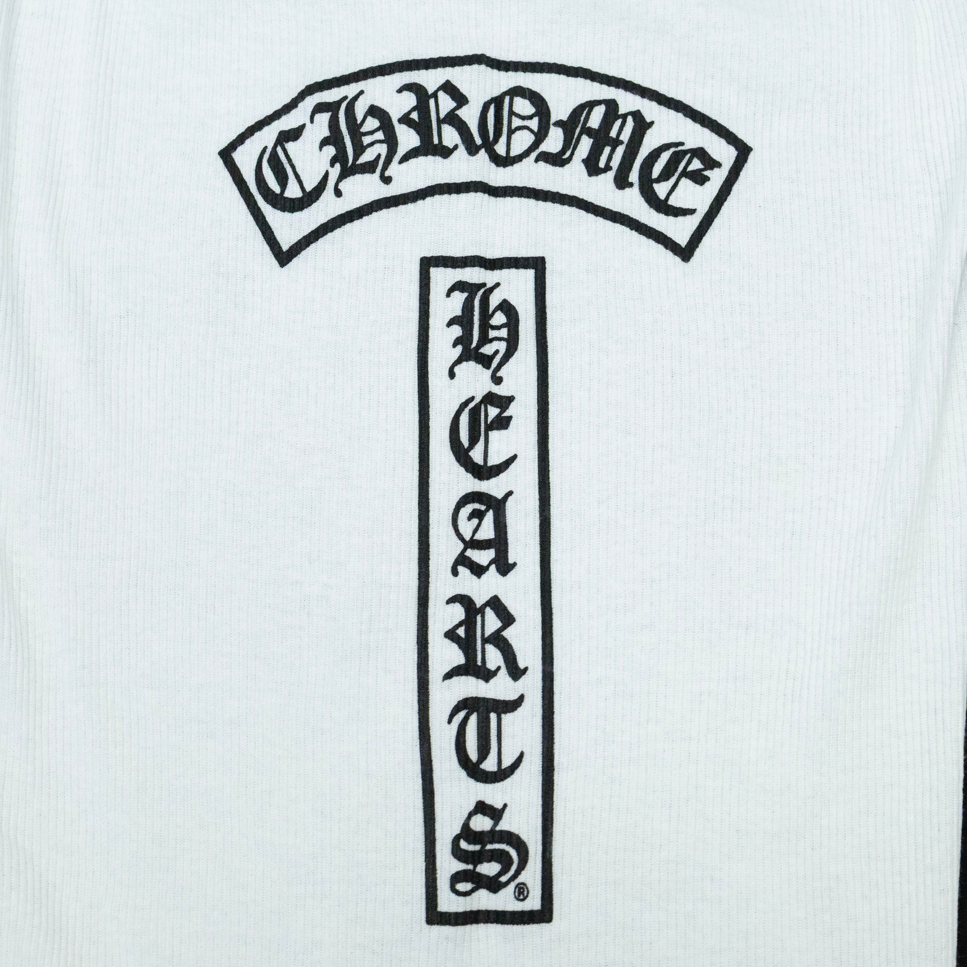 Chrome Hearts "T Bar" Logo Rib Tank Top