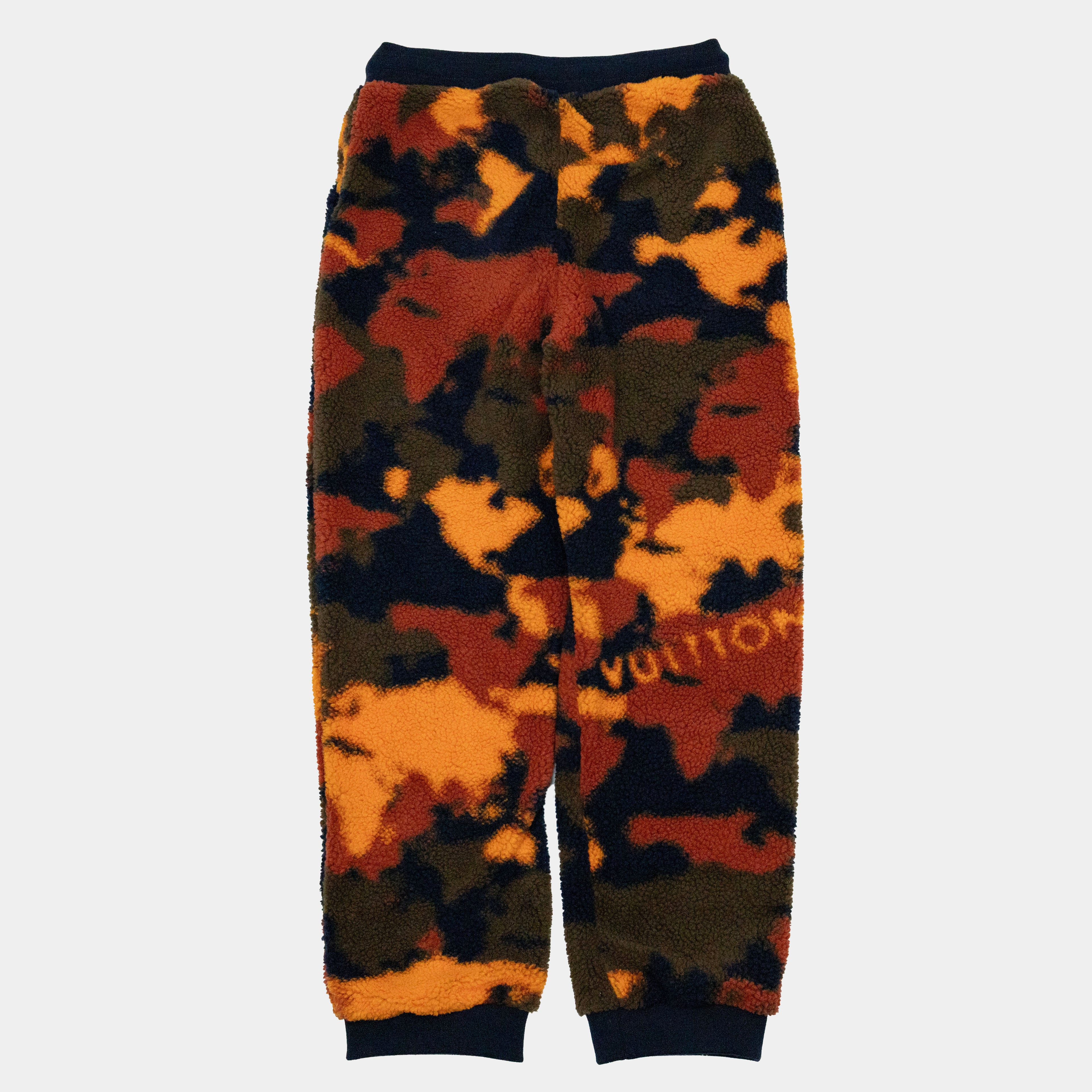 Louis Vuitton Fleece Camo Sweatpants